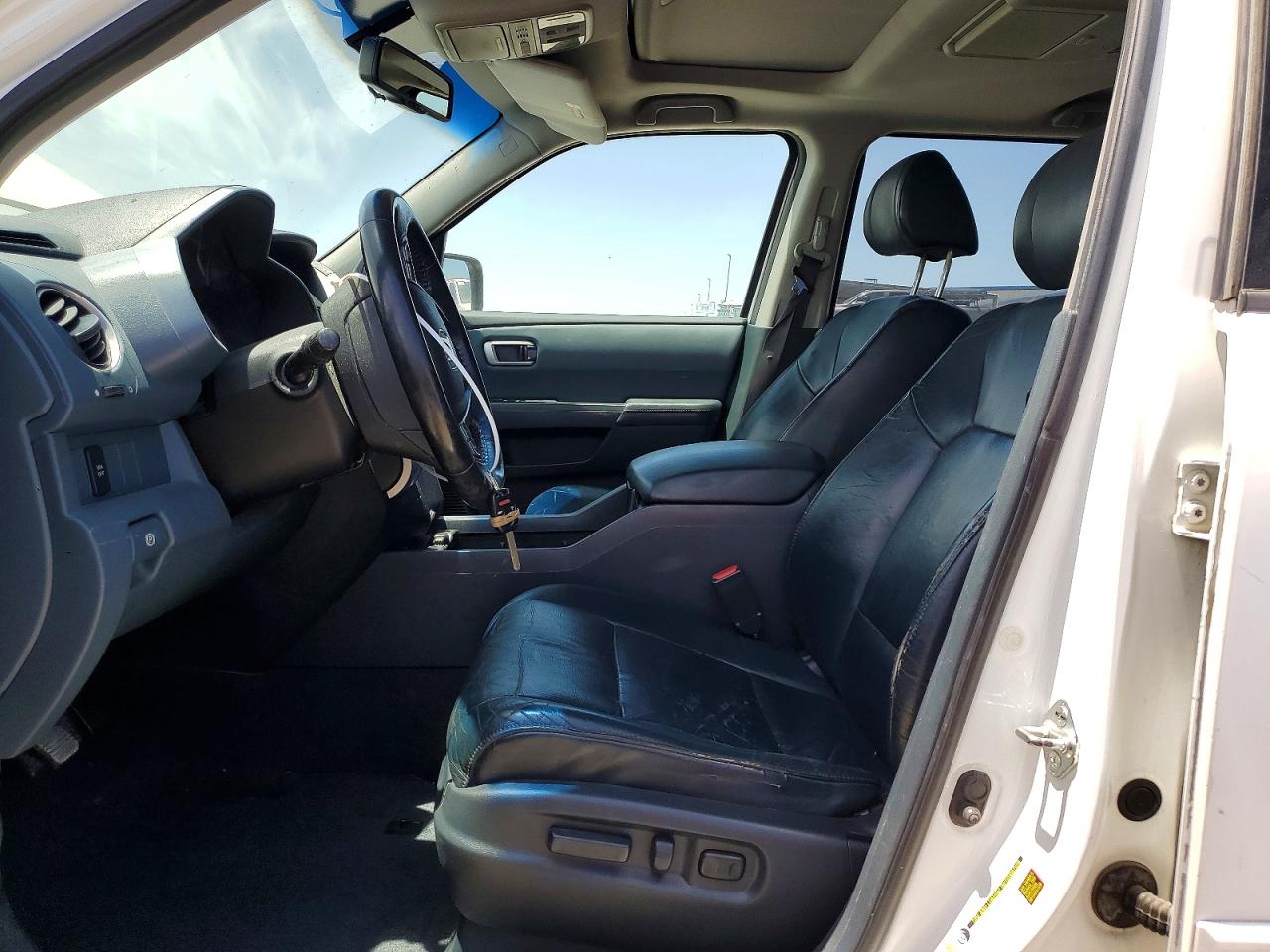 2009 Honda Pilot Exl White vin: 5FNYF38699B009578
