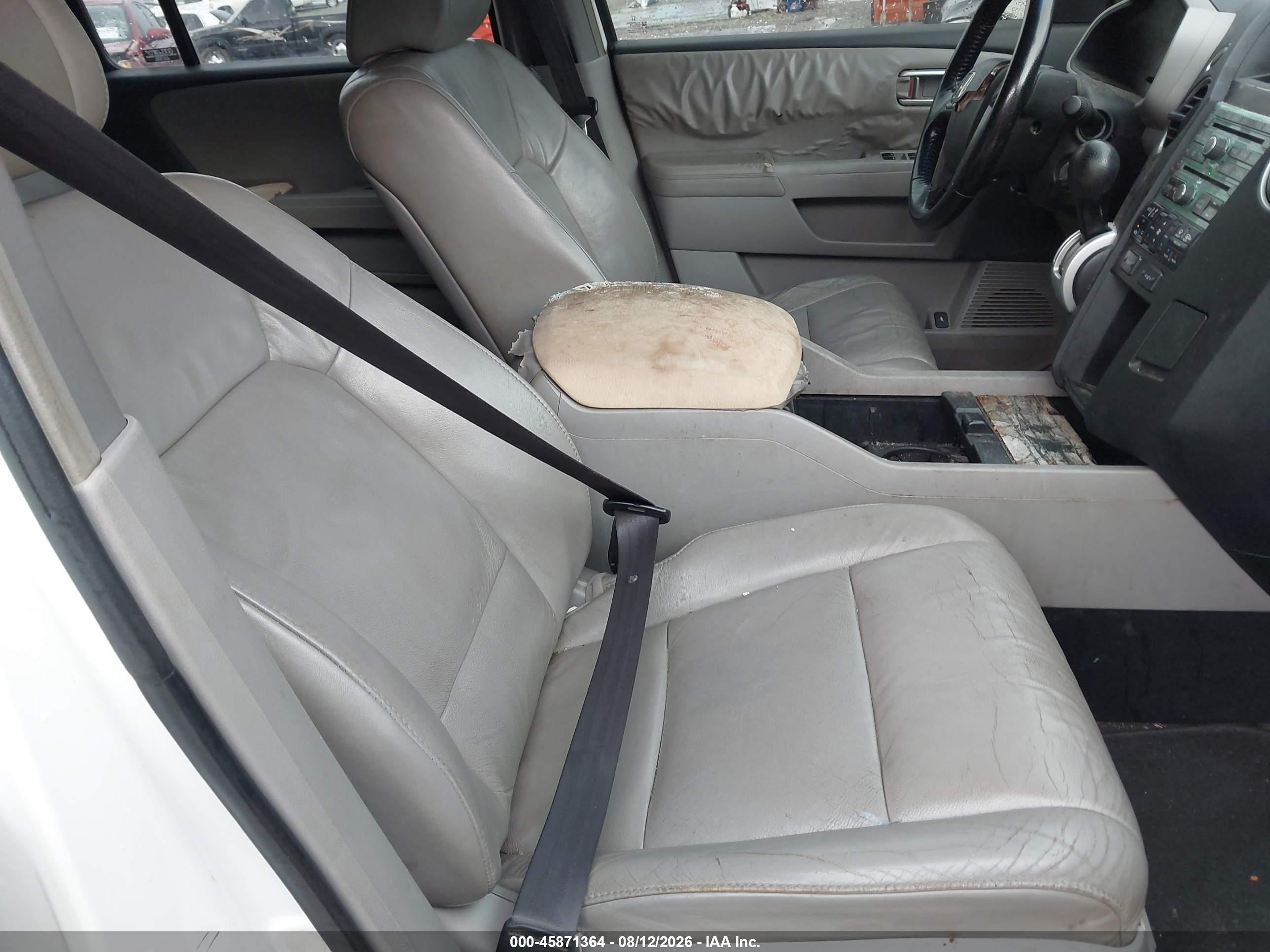 2009 Honda Pilot Ex-l Белый vin: 5FNYF38699B018426