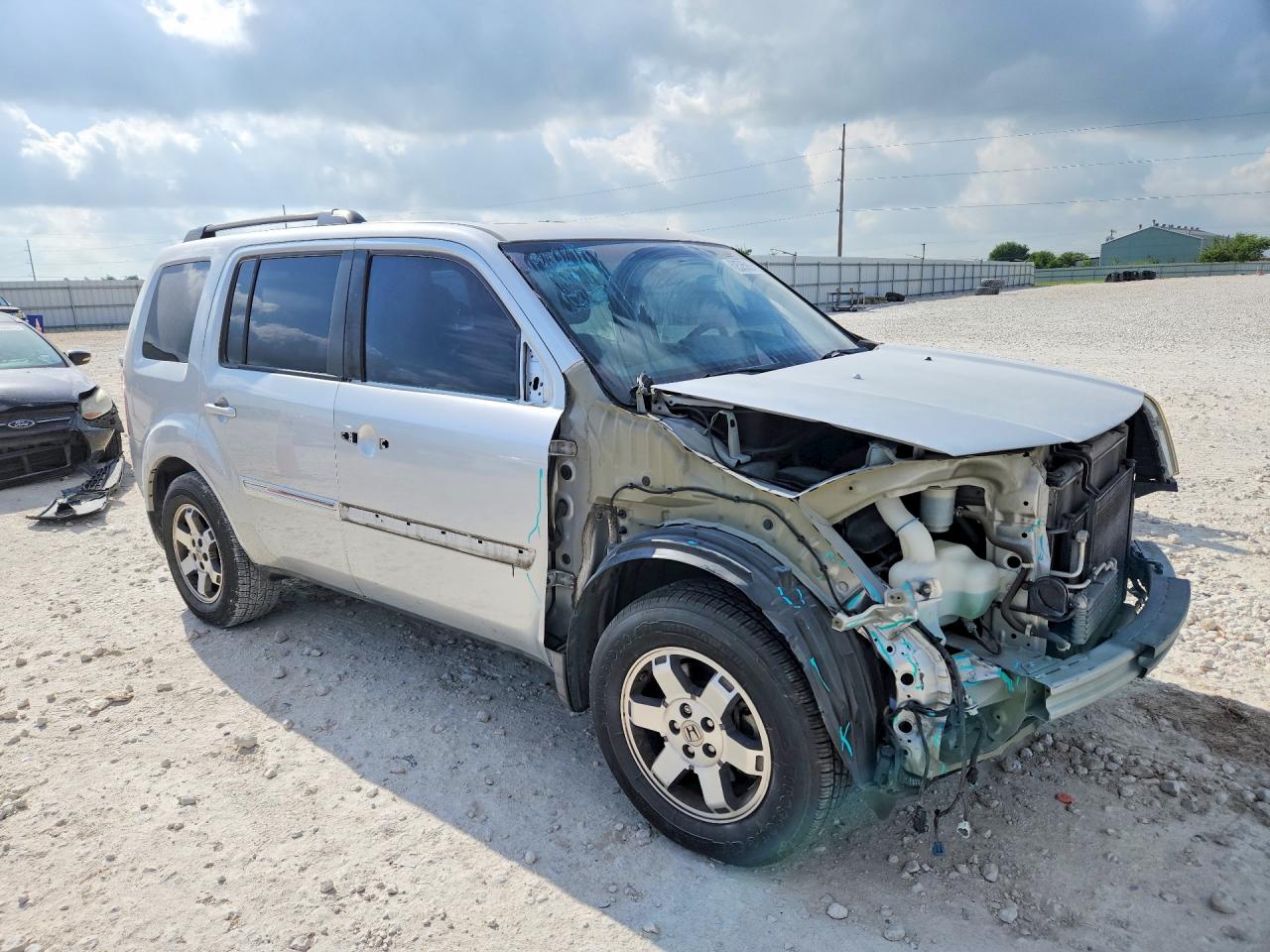 2009 Honda Pilot Touring Серебряный vin: 5FNYF38839B024109