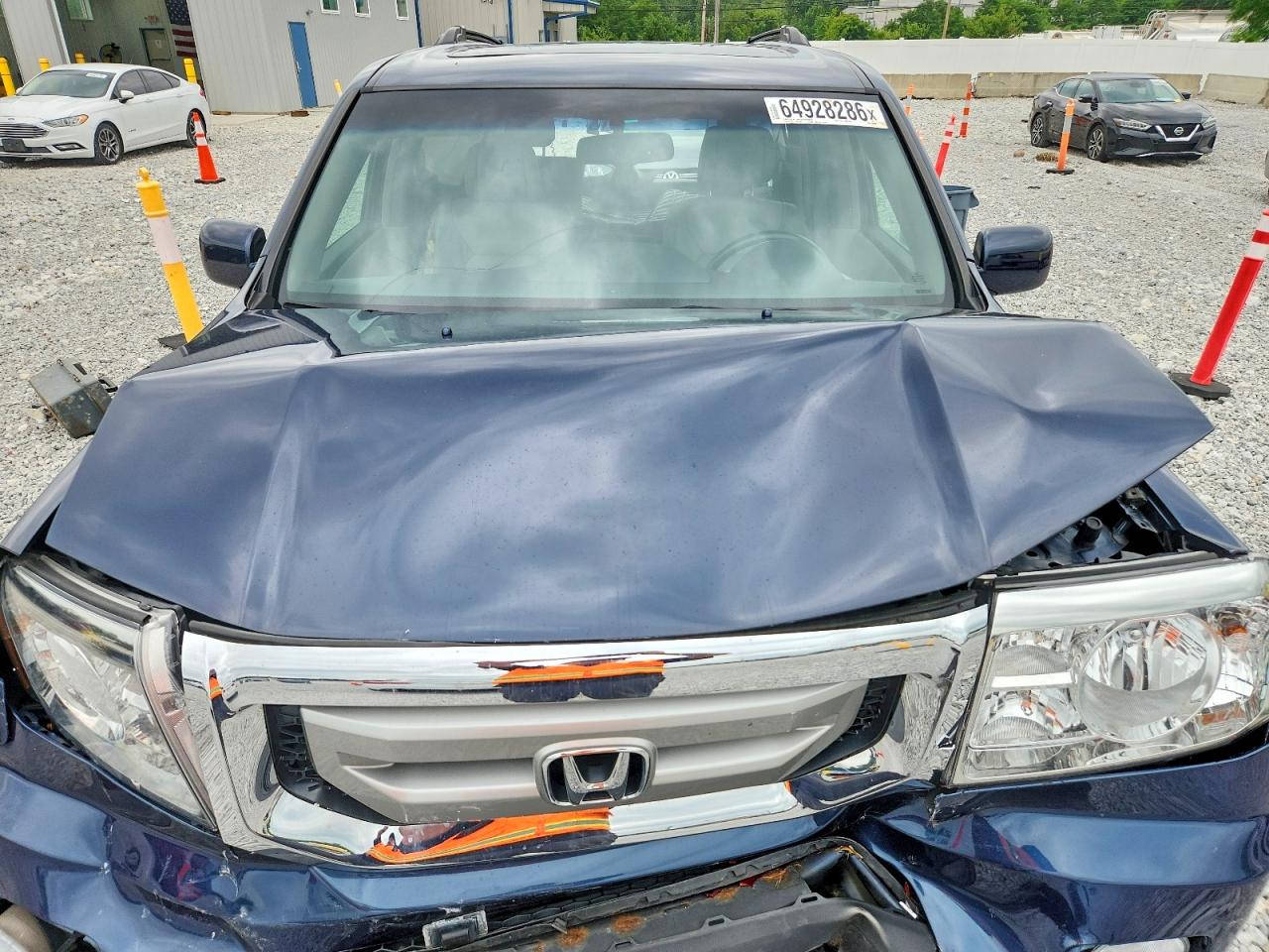 2009 Honda Pilot Touring Blue vin: 5FNYF38869B003738