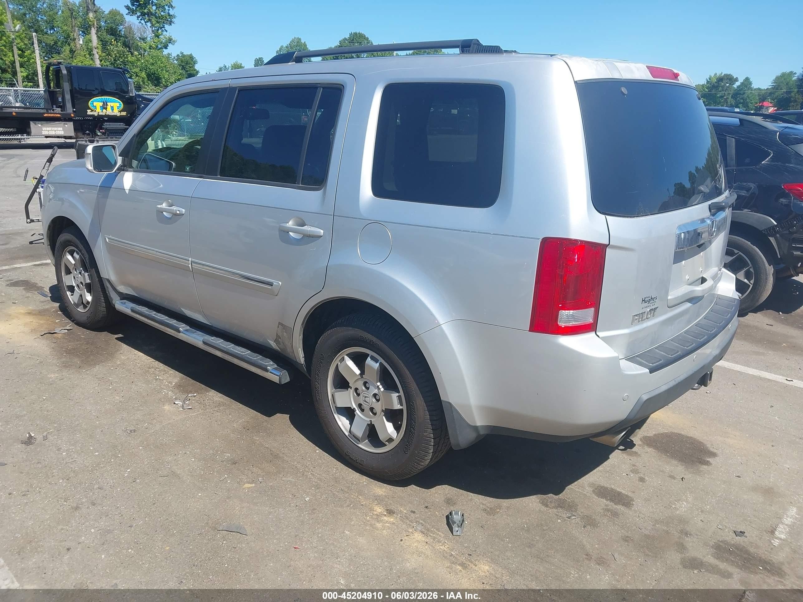 2009 Honda Pilot Touring Серебряный vin: 5FNYF38869B028378