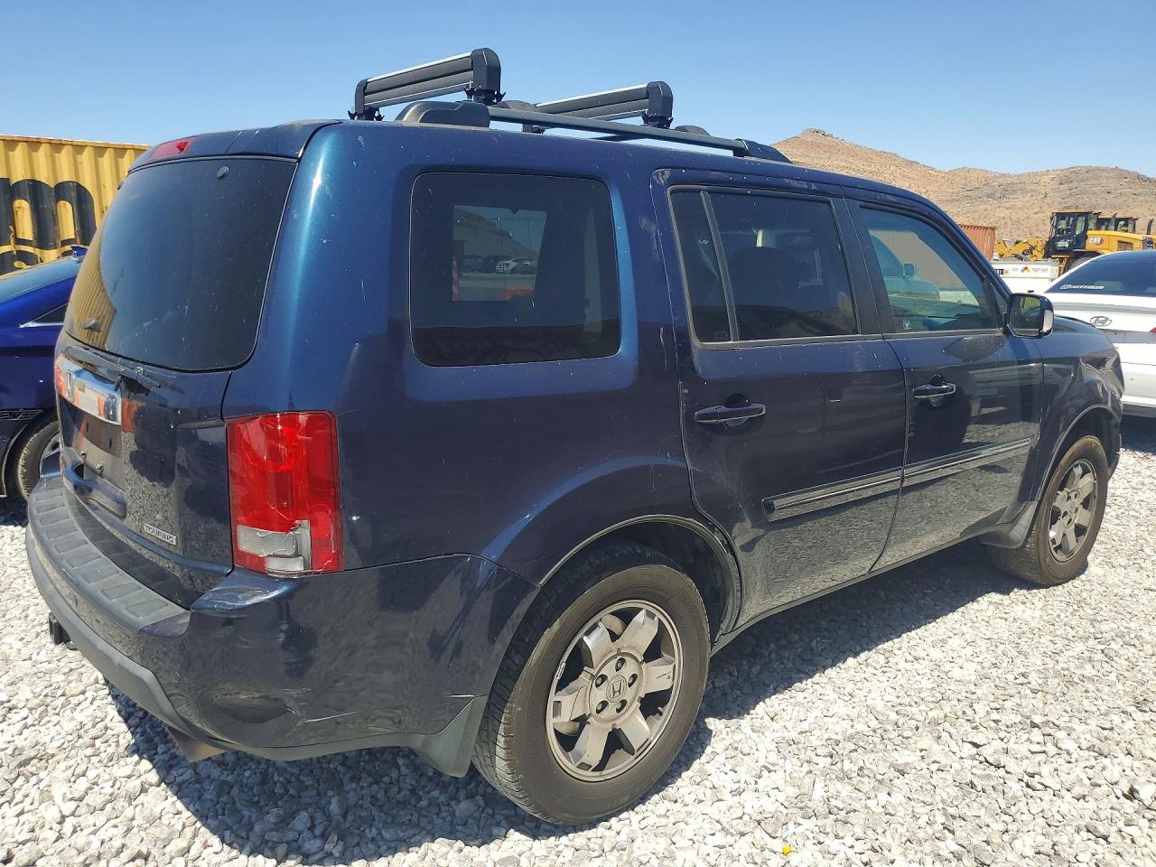 2009 Honda Pilot Touring Blue vin: 5FNYF38889B006883