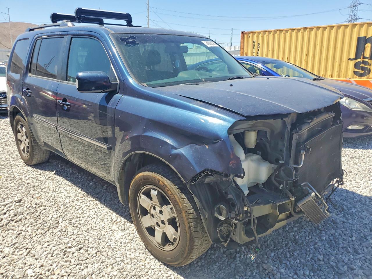 2009 Honda Pilot Touring Blue vin: 5FNYF38889B006883