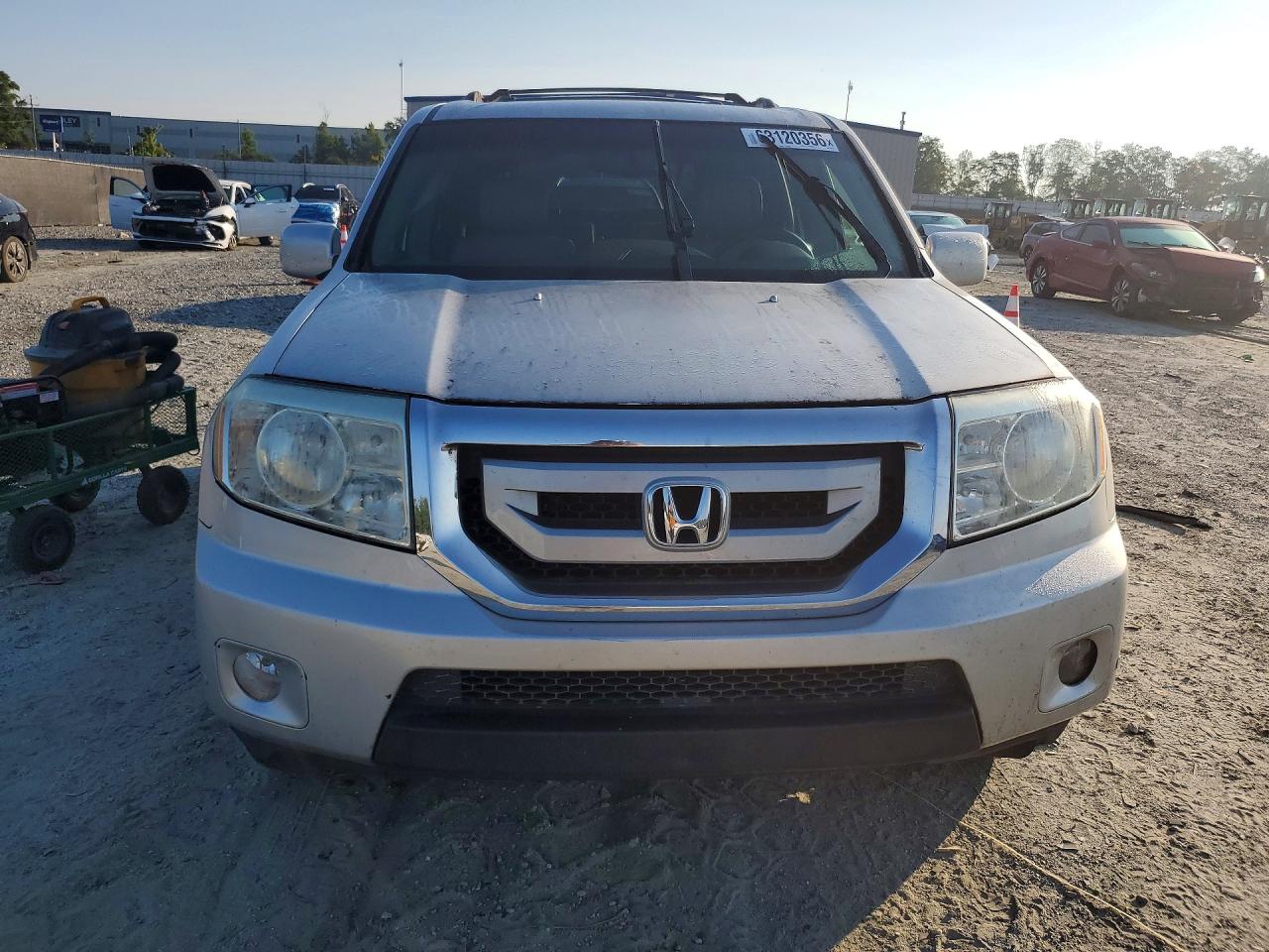 2009 Honda Pilot Touring Silver vin: 5FNYF38889B022470