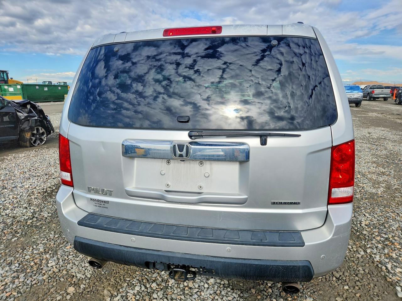 2009 Honda Pilot Touring Silver vin: 5FNYF38959B004341