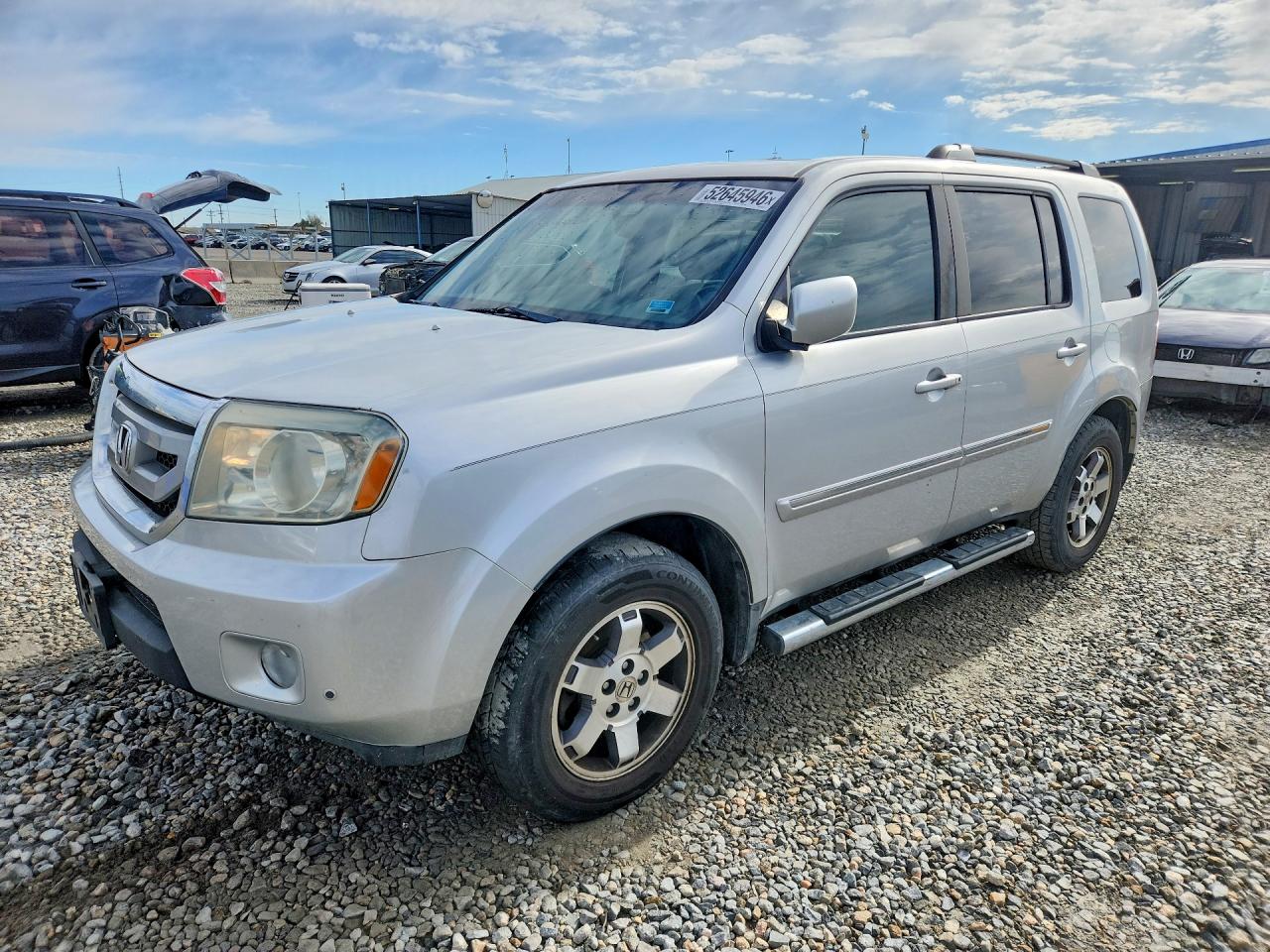 2009 Honda Pilot Touring Серебряный vin: 5FNYF38959B004341