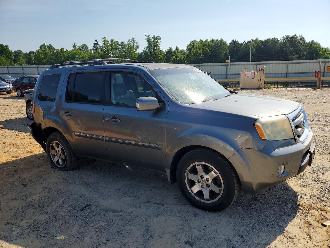 2009 Honda Pilot Touring Blue vin: 5FNYF38959B016800