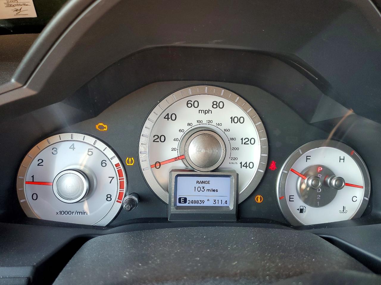 2009 Honda Pilot Touring Blue vin: 5FNYF38959B016800