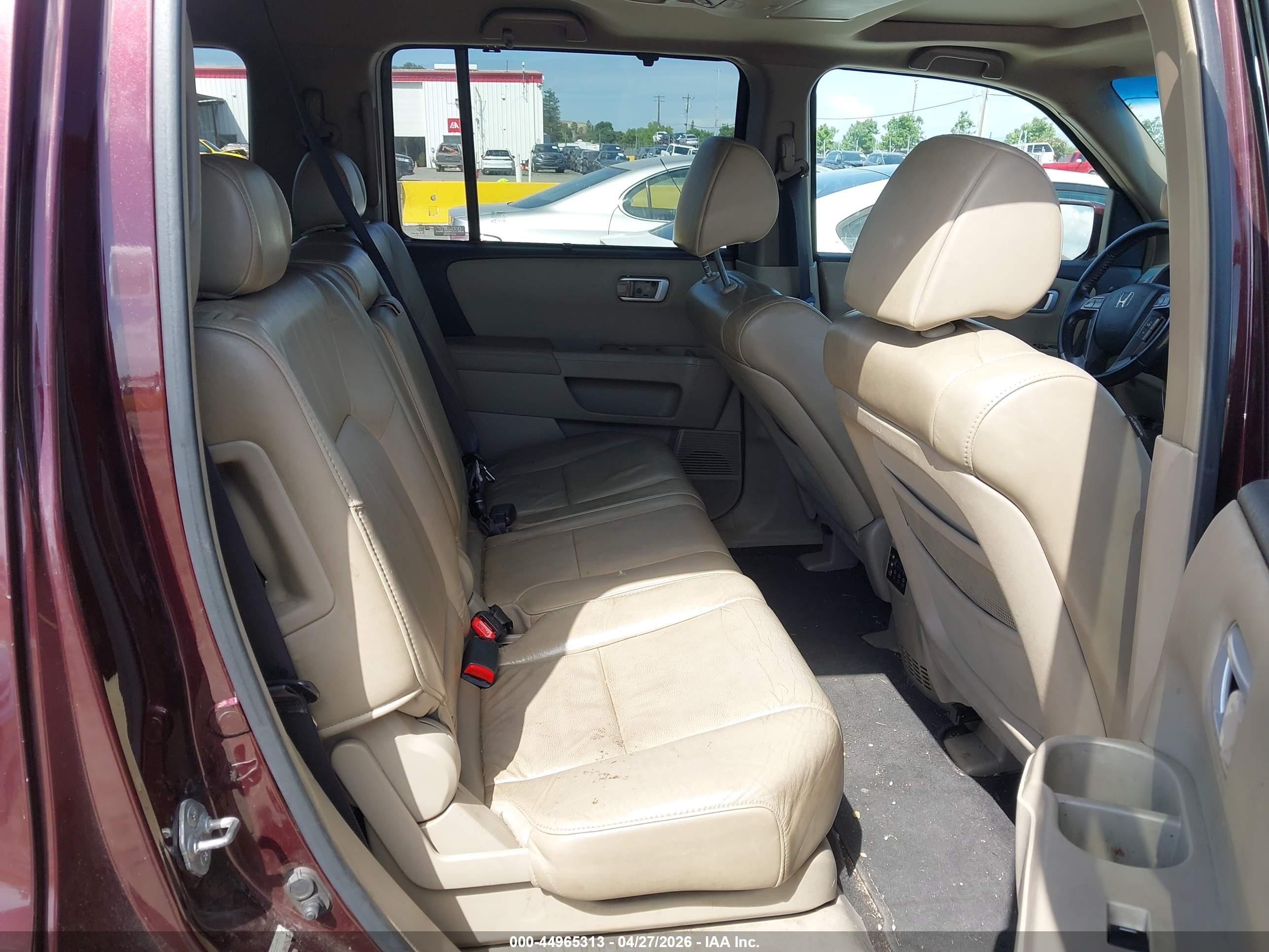 2009 Honda Pilot Touring Фиолетовый vin: 5FNYF38999B021658