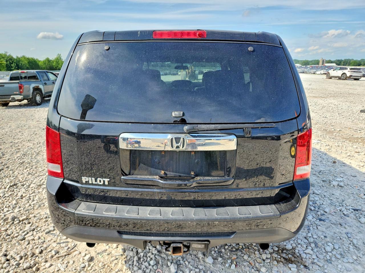 2013 Honda Pilot Lx Black vin: 5FNYF3H20DB042278