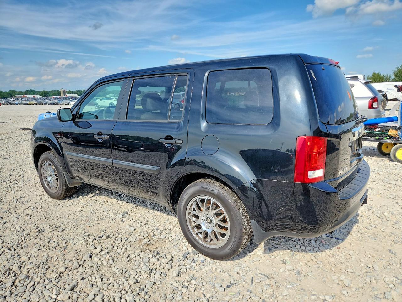 2013 Honda Pilot Lx Black vin: 5FNYF3H20DB042278