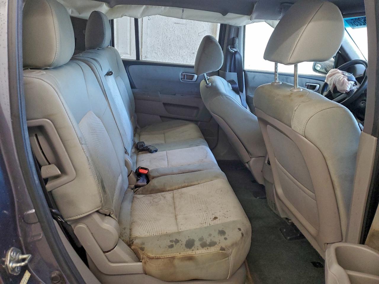 2014 Honda Pilot Lx Gray vin: 5FNYF3H20EB019844