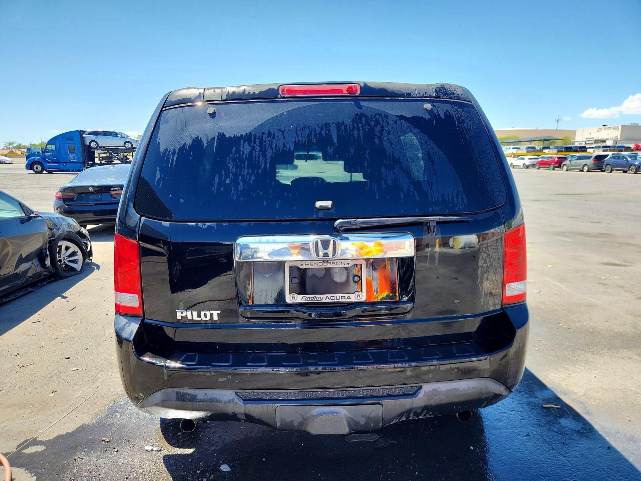 2015 Honda Pilot Lx Black vin: 5FNYF3H20FB020655
