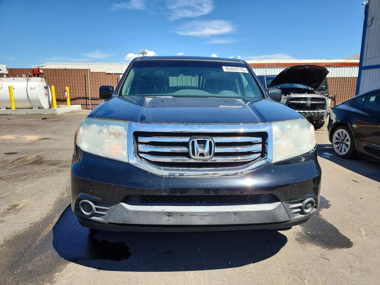 2015 Honda Pilot Lx Black vin: 5FNYF3H20FB020655