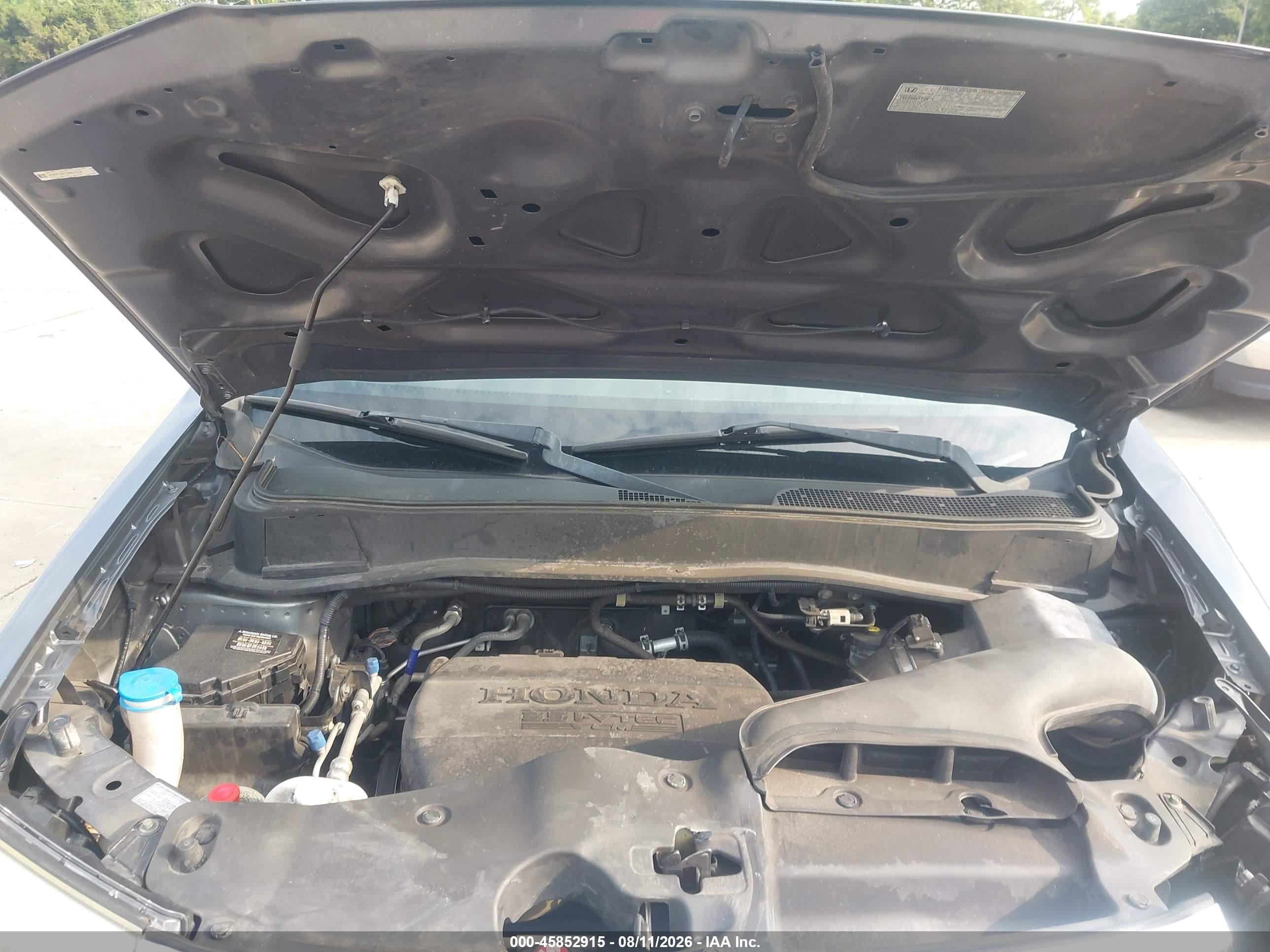 2013 Honda Pilot Lx Серый vin: 5FNYF3H21DB031032