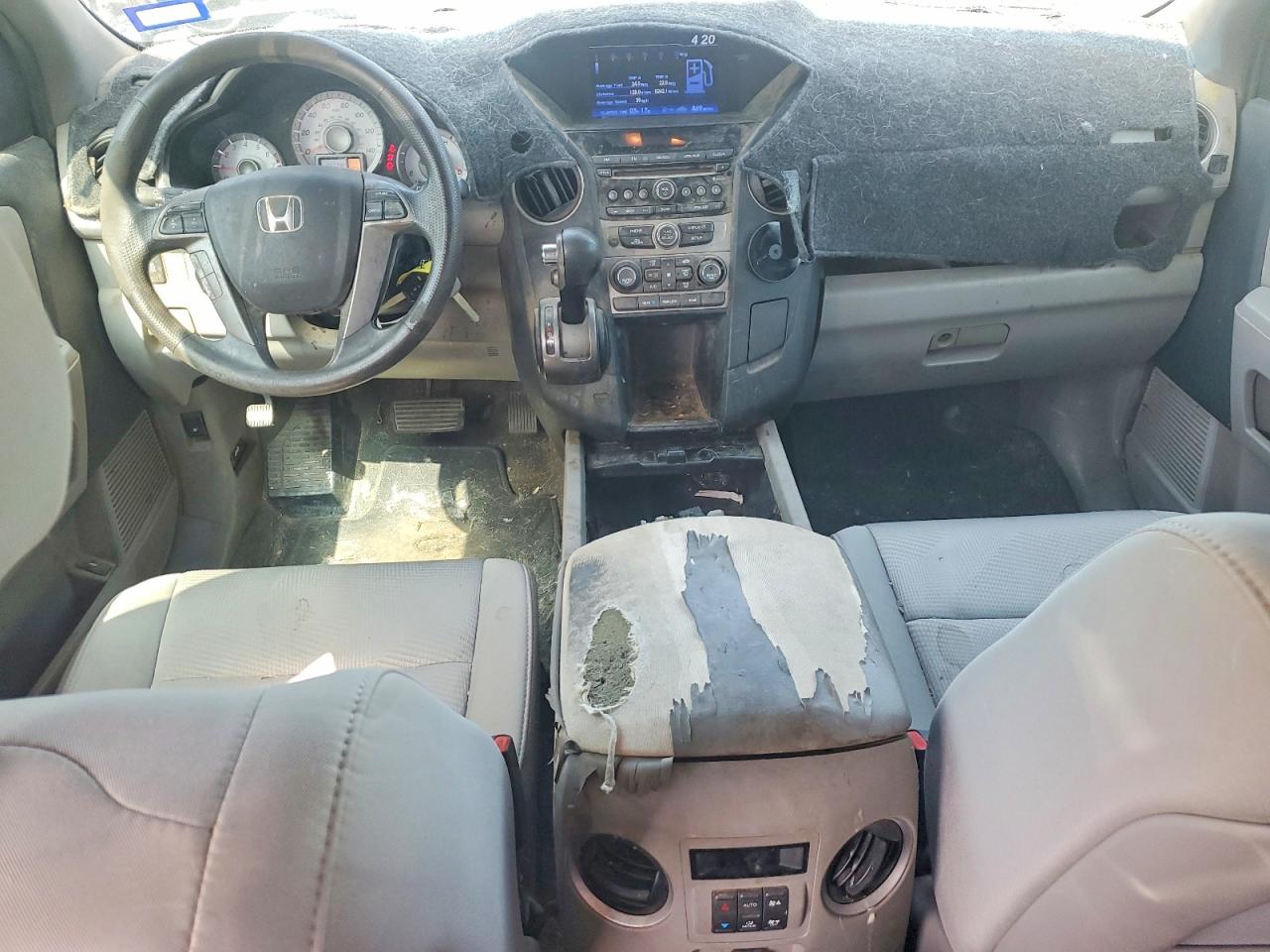 2013 Honda Pilot Lx Blue vin: 5FNYF3H21DB035355