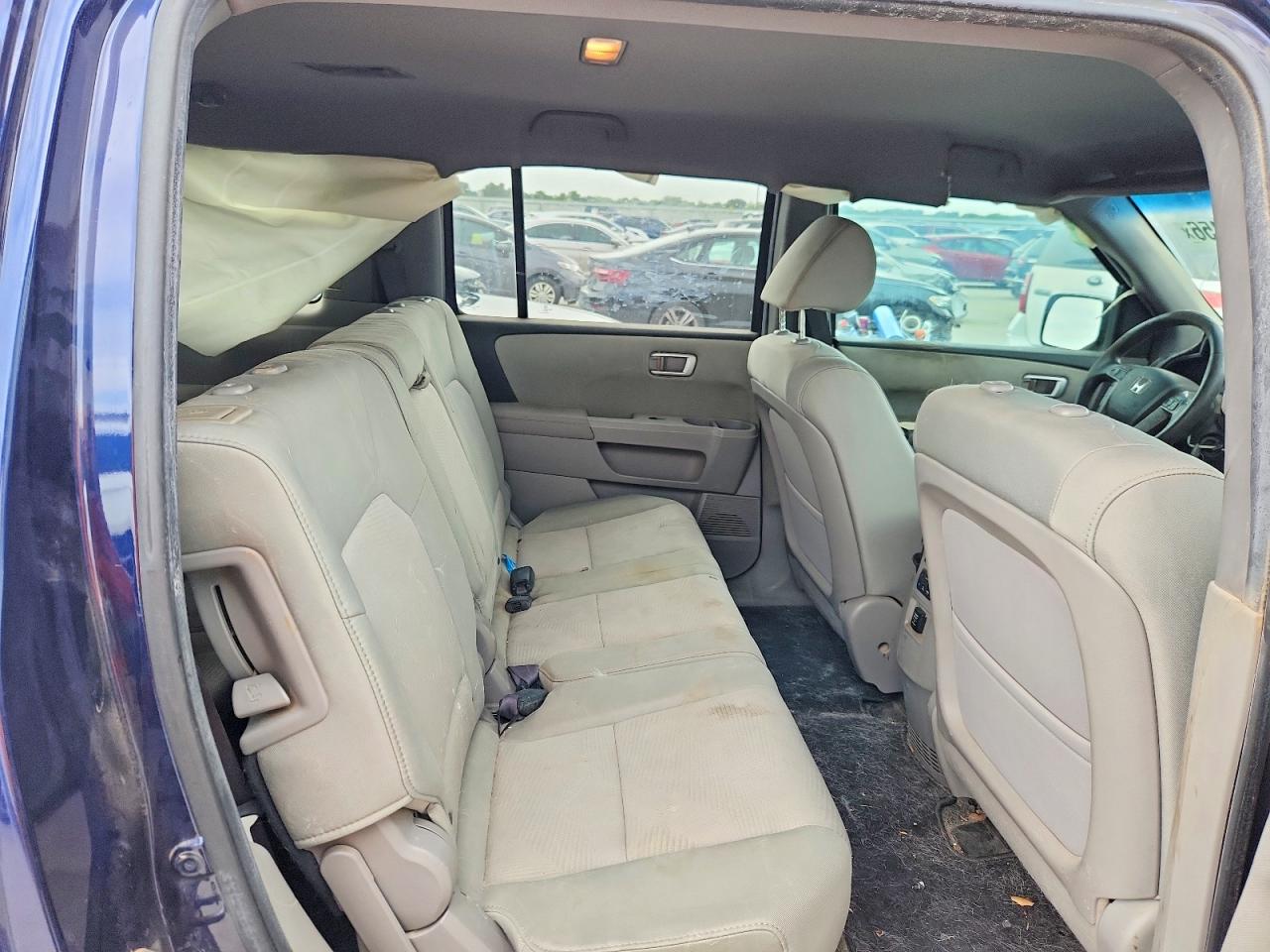 2013 Honda Pilot Lx Blue vin: 5FNYF3H21DB035355