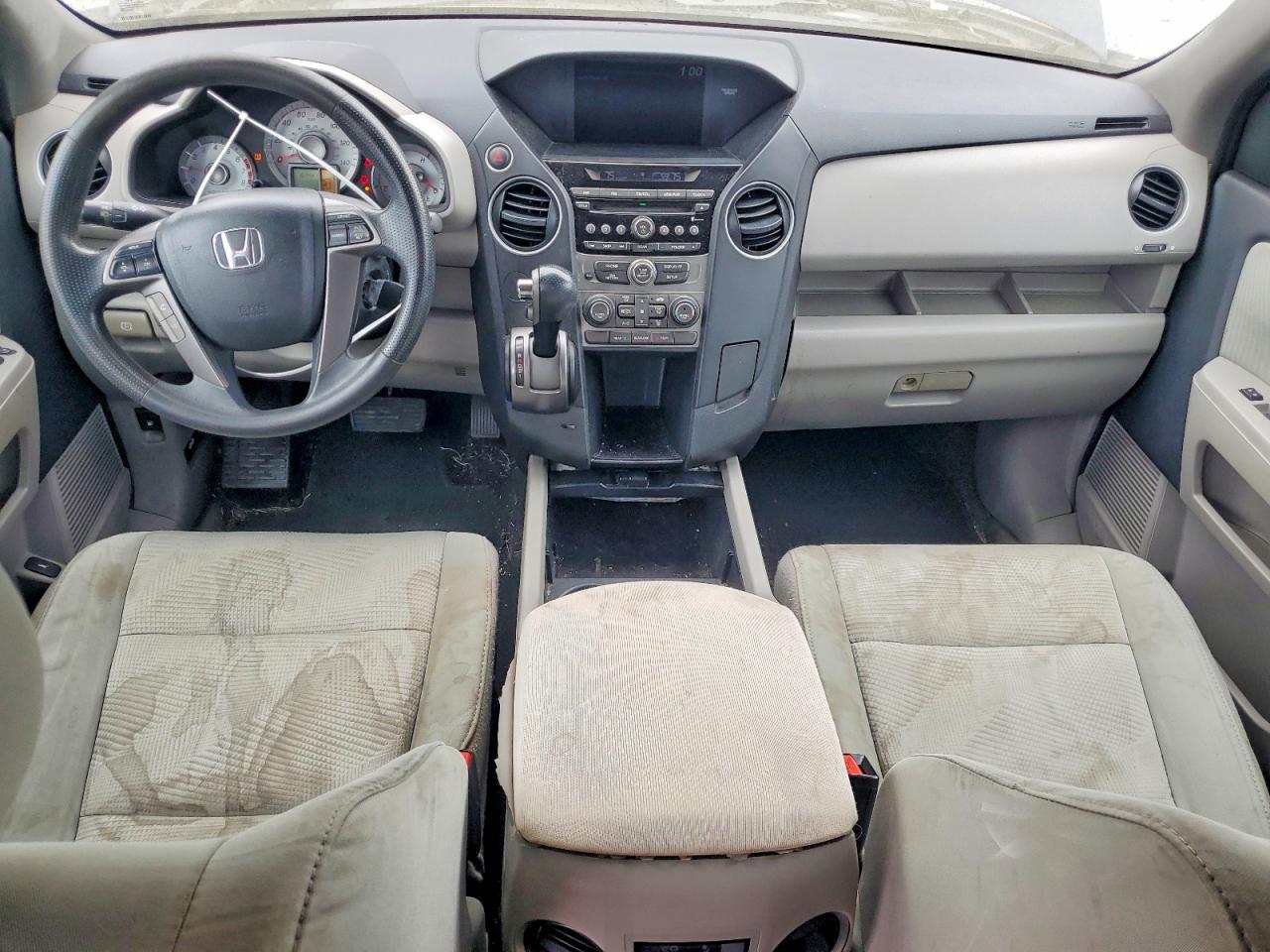 2014 Honda Pilot Lx Blue vin: 5FNYF3H21EB020274