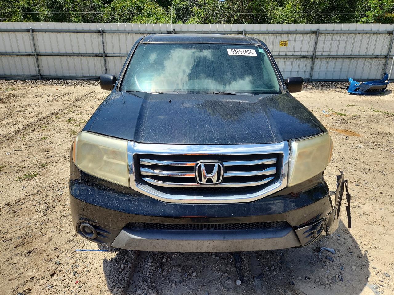 2013 Honda Pilot Lx Black vin: 5FNYF3H22DB036823