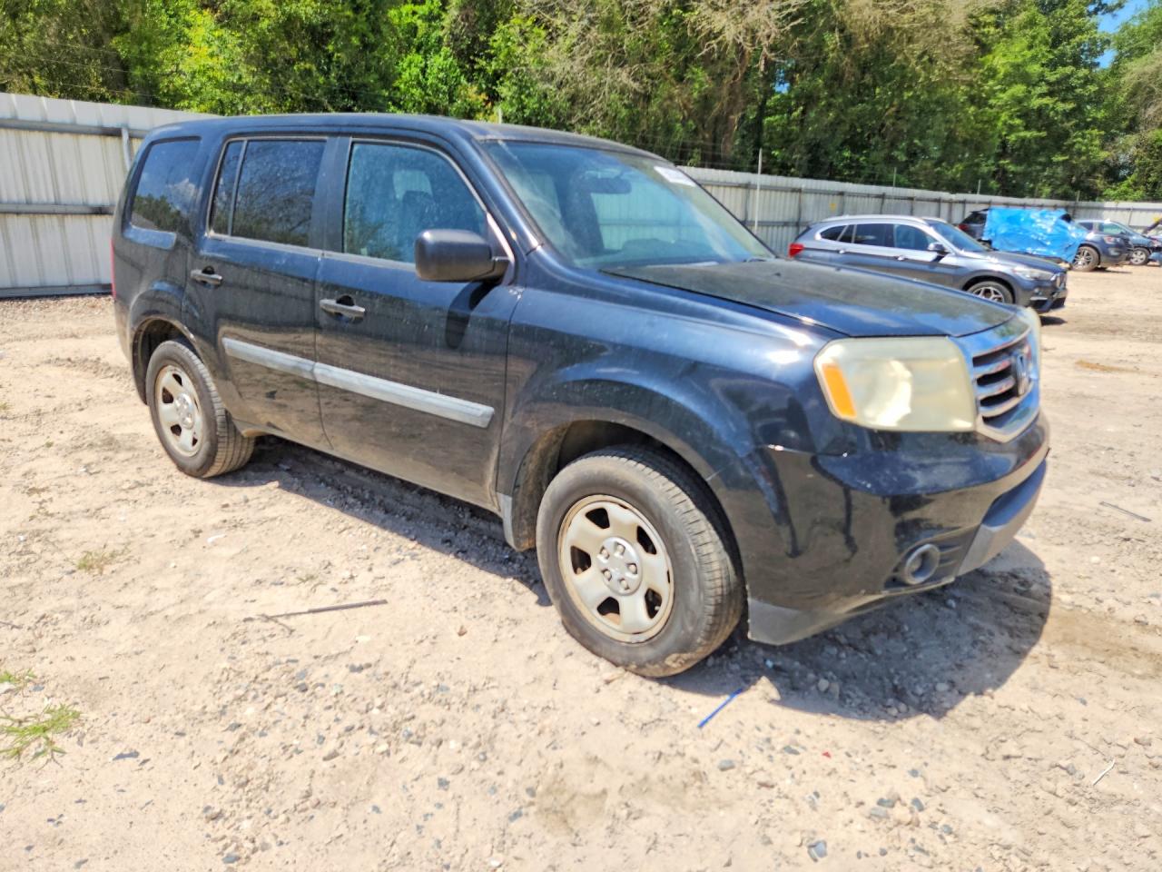 2013 Honda Pilot Lx Black vin: 5FNYF3H22DB036823