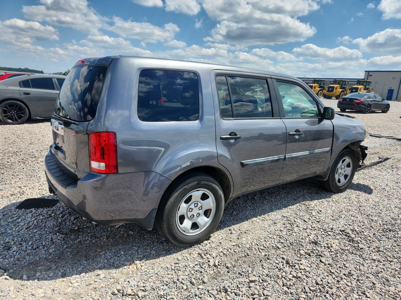 2015 Honda Pilot Lx Серый vin: 5FNYF3H22FB004120