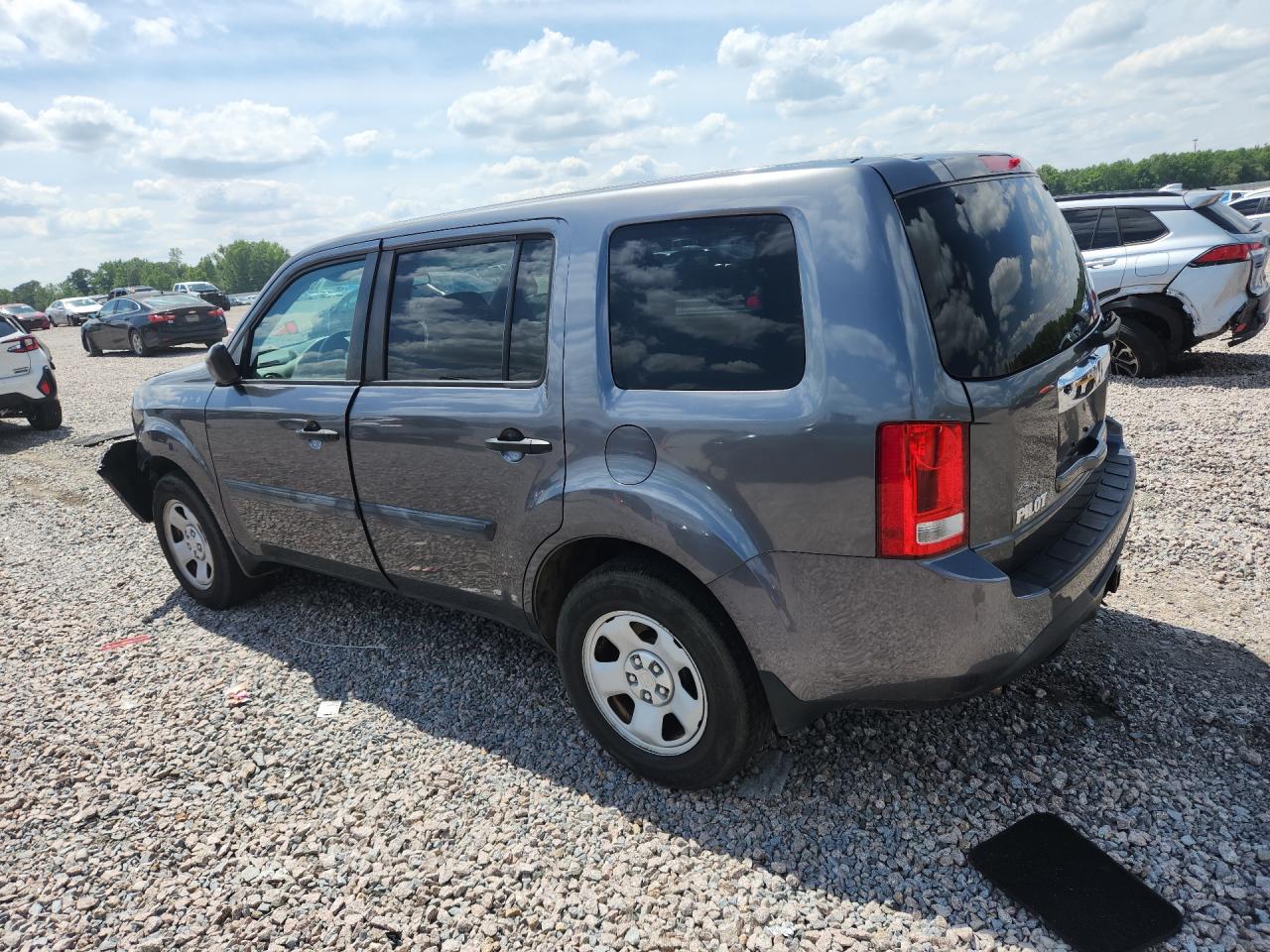2015 Honda Pilot Lx Серый vin: 5FNYF3H22FB004120