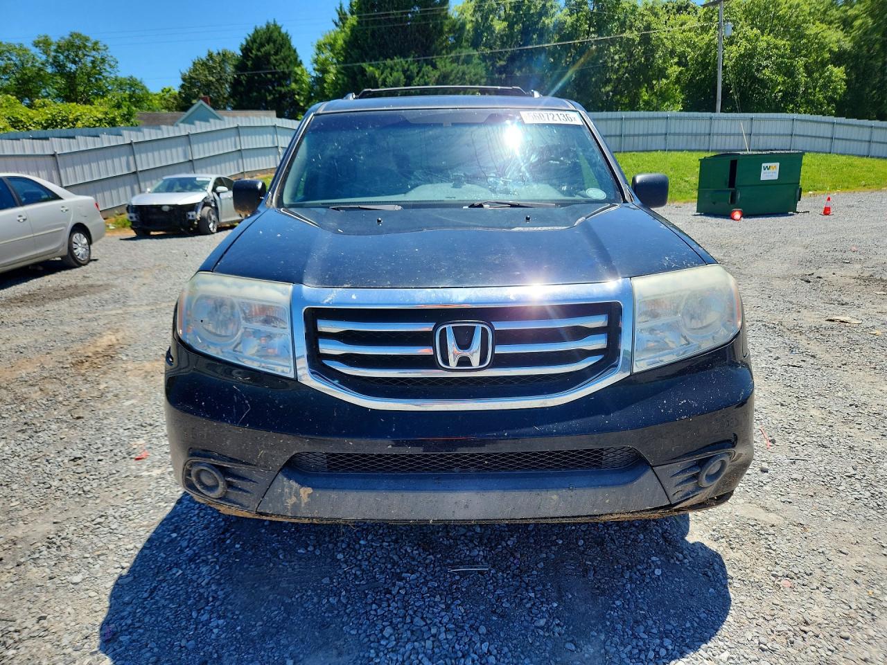 2015 Honda Pilot Lx Black vin: 5FNYF3H22FB015344
