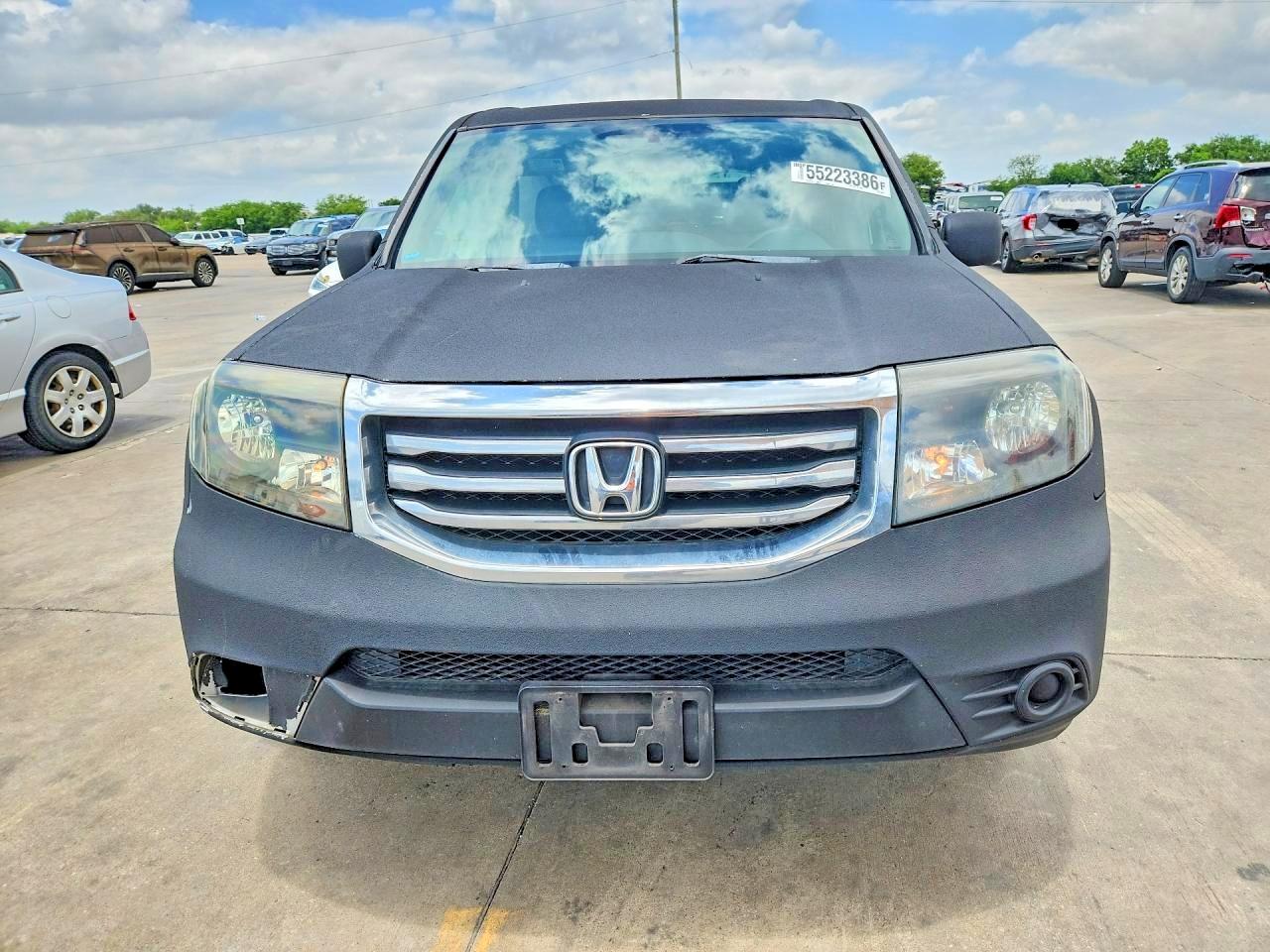 2014 Honda Pilot Lx Charcoal vin: 5FNYF3H23EB009471