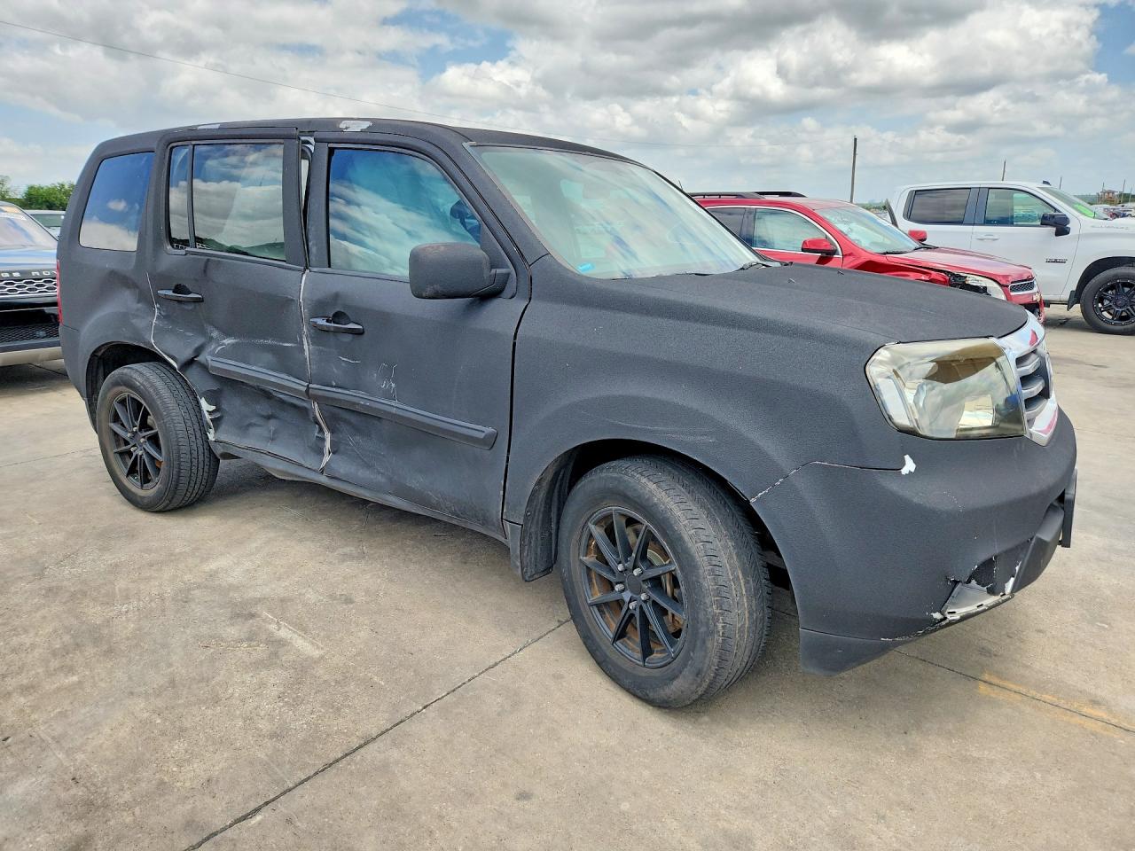 2014 Honda Pilot Lx Charcoal vin: 5FNYF3H23EB009471
