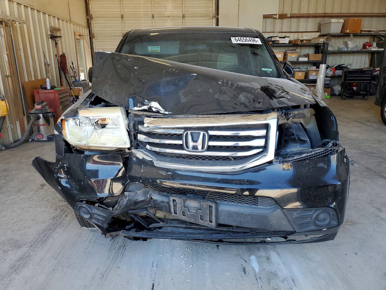 2014 Honda Pilot Lx Black vin: 5FNYF3H23EB023953