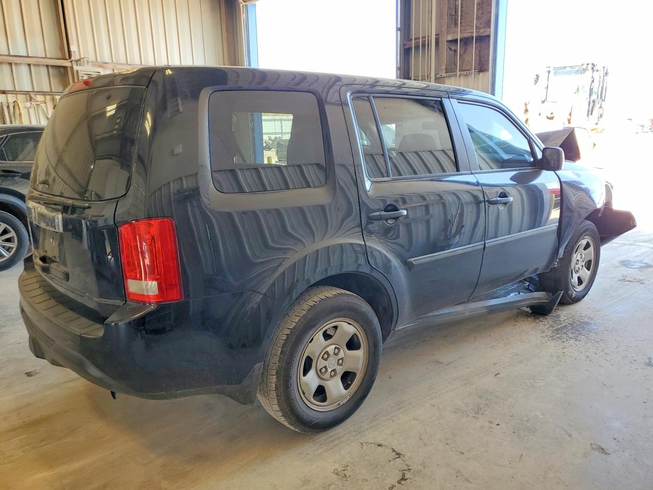 2014 Honda Pilot Lx Black vin: 5FNYF3H23EB023953