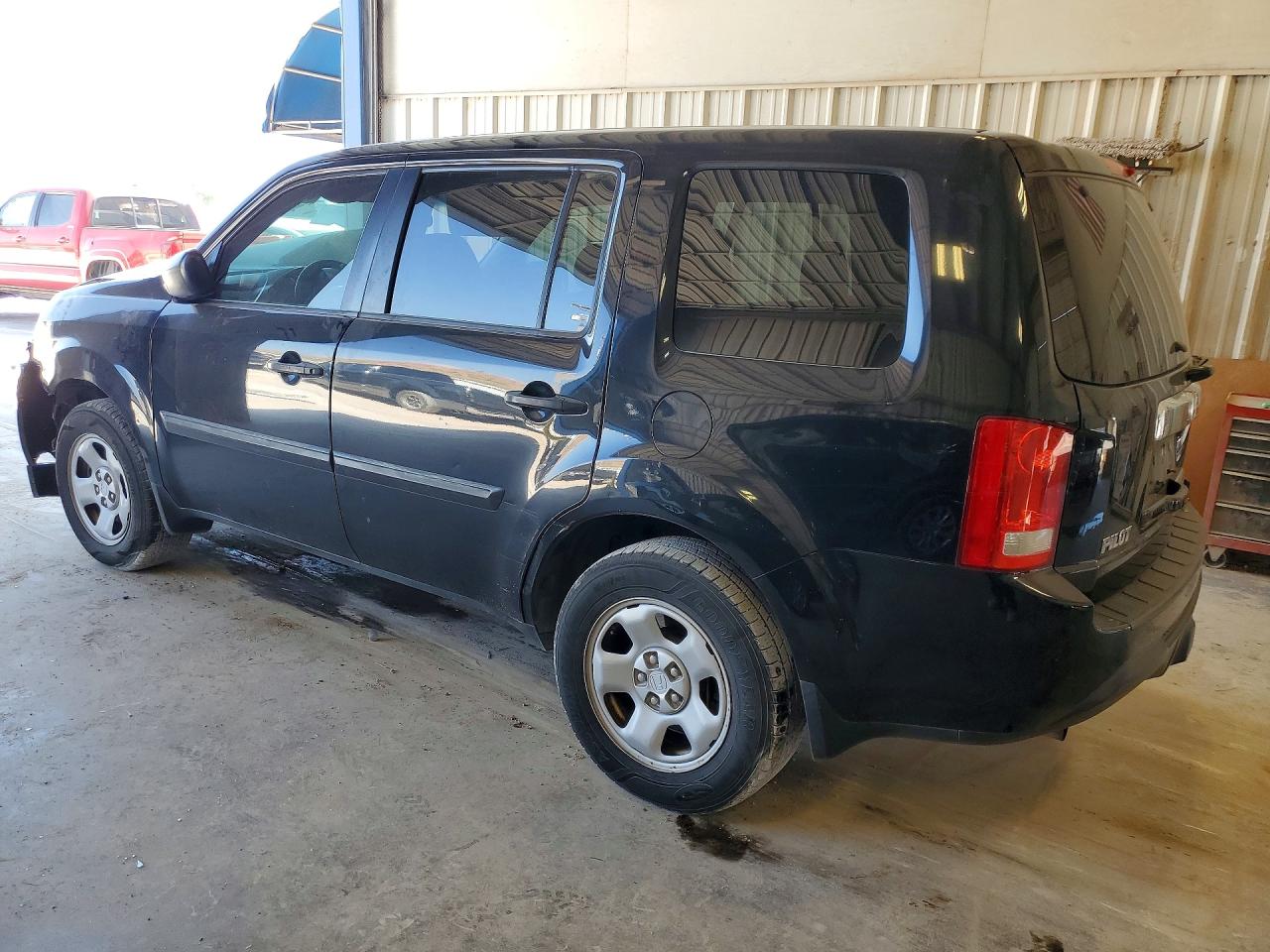 2014 Honda Pilot Lx Black vin: 5FNYF3H23EB023953