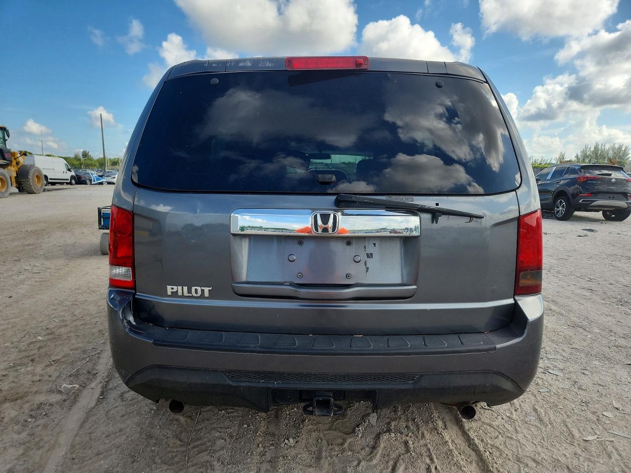 2012 Honda Pilot Lx Серый vin: 5FNYF3H24CB003353