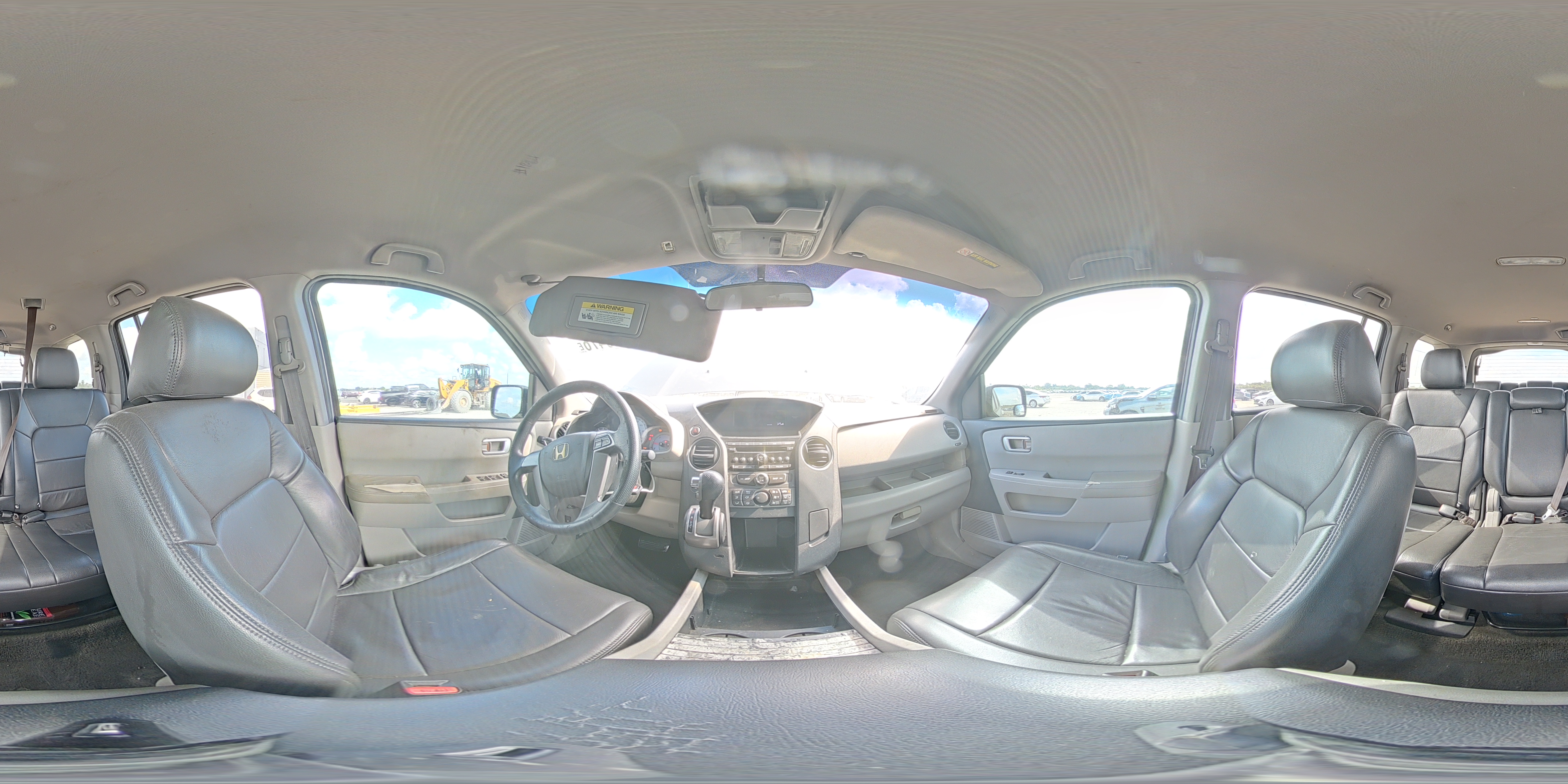 2012 Honda Pilot Lx Серый vin: 5FNYF3H24CB003353