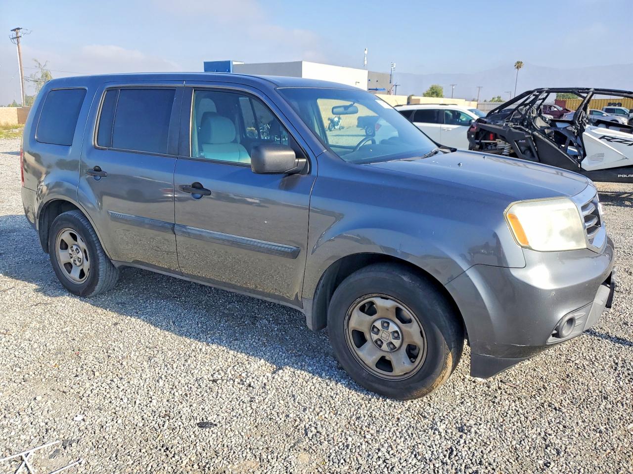 2012 Honda Pilot Lx Серый vin: 5FNYF3H24CB017818