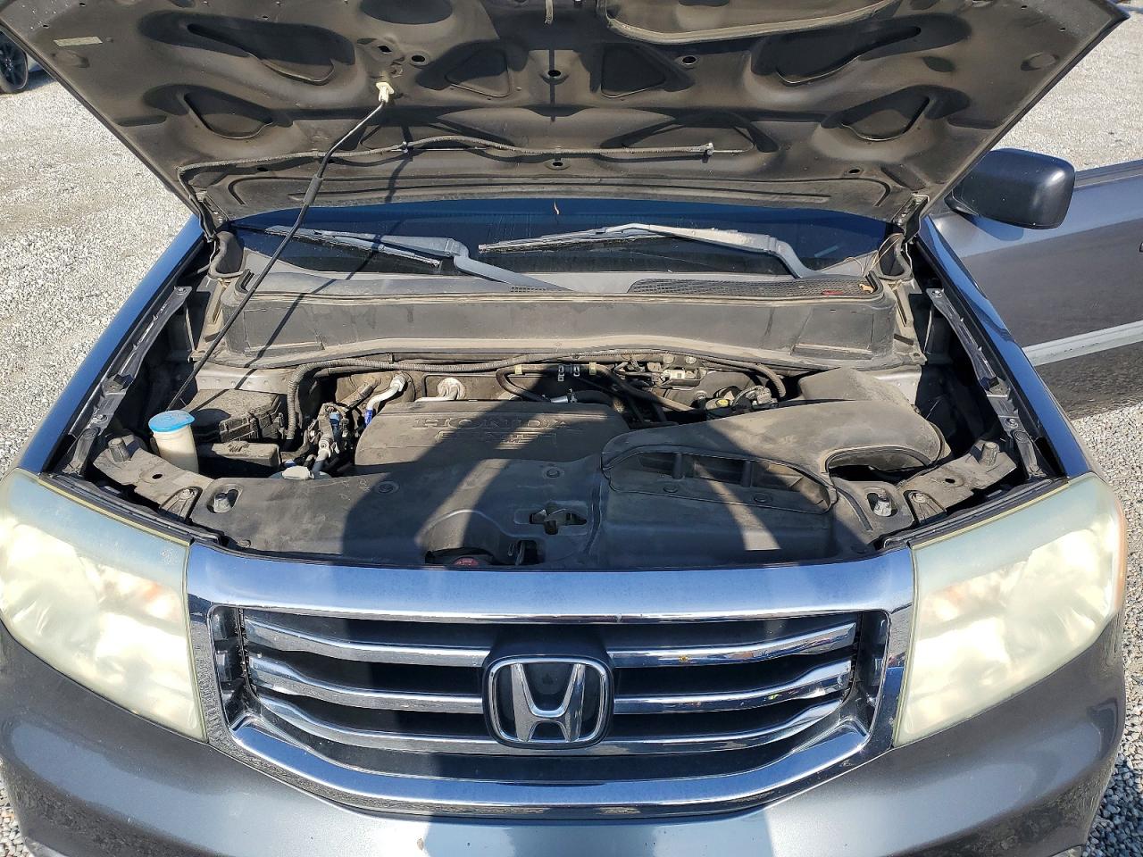 2012 Honda Pilot Lx Серый vin: 5FNYF3H24CB017818