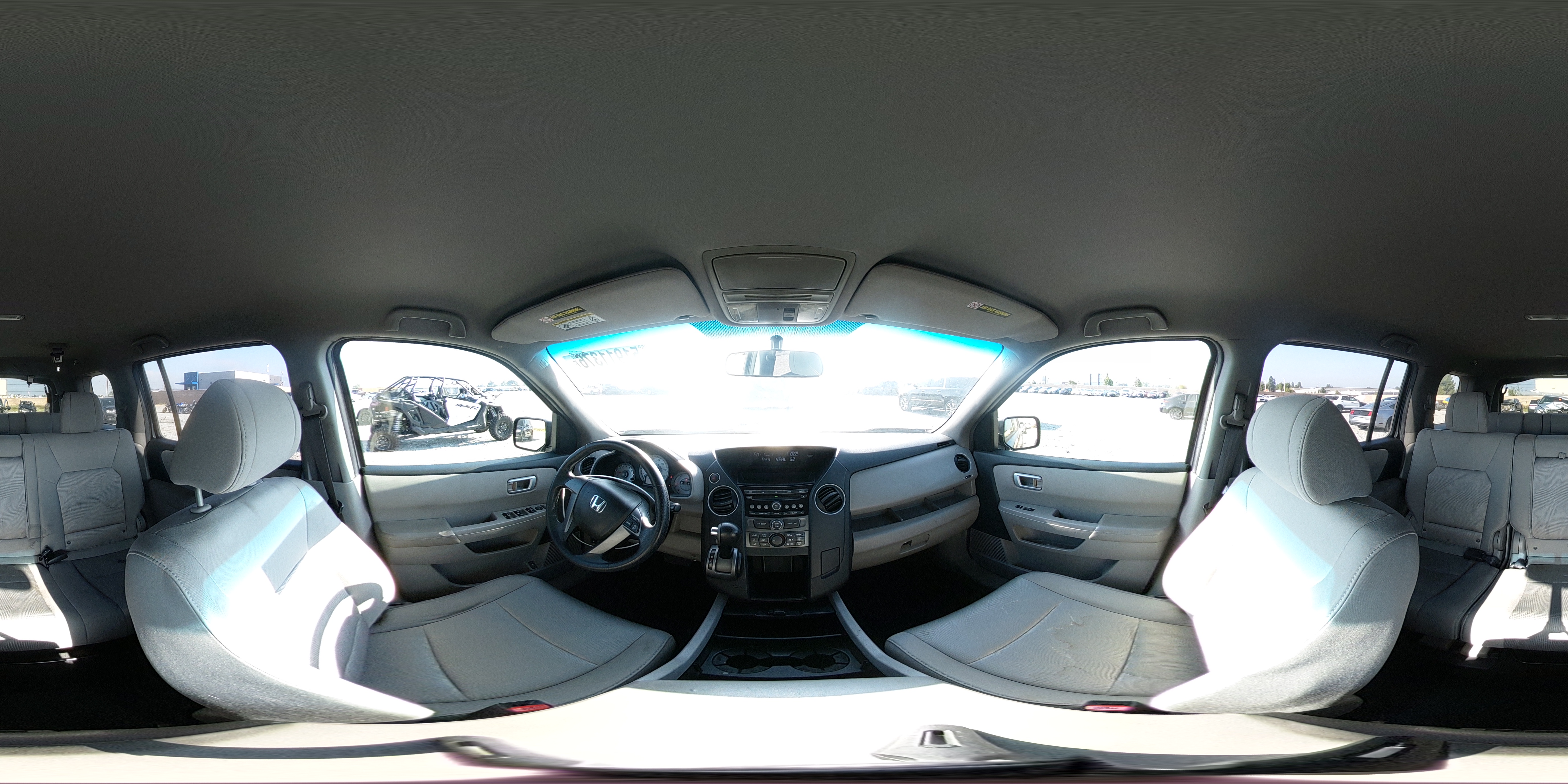 2012 Honda Pilot Lx Серый vin: 5FNYF3H24CB017818