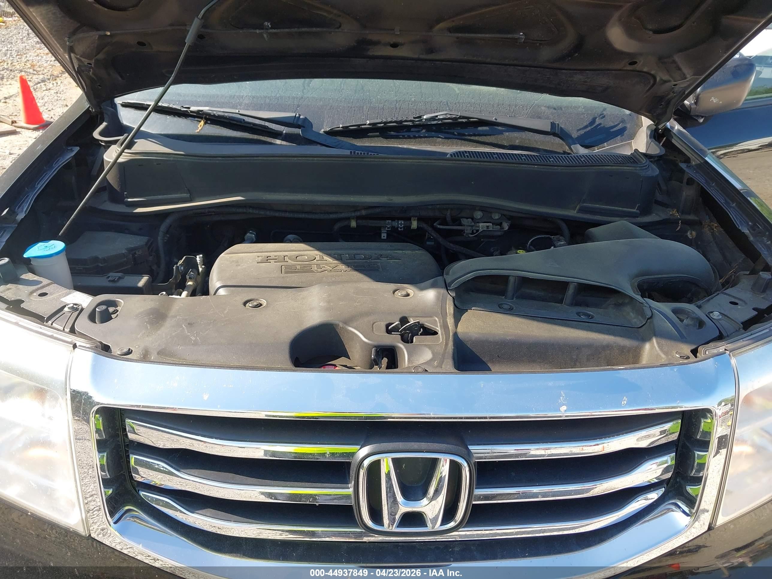 2012 Honda Pilot Lx Black vin: 5FNYF3H24CB033131