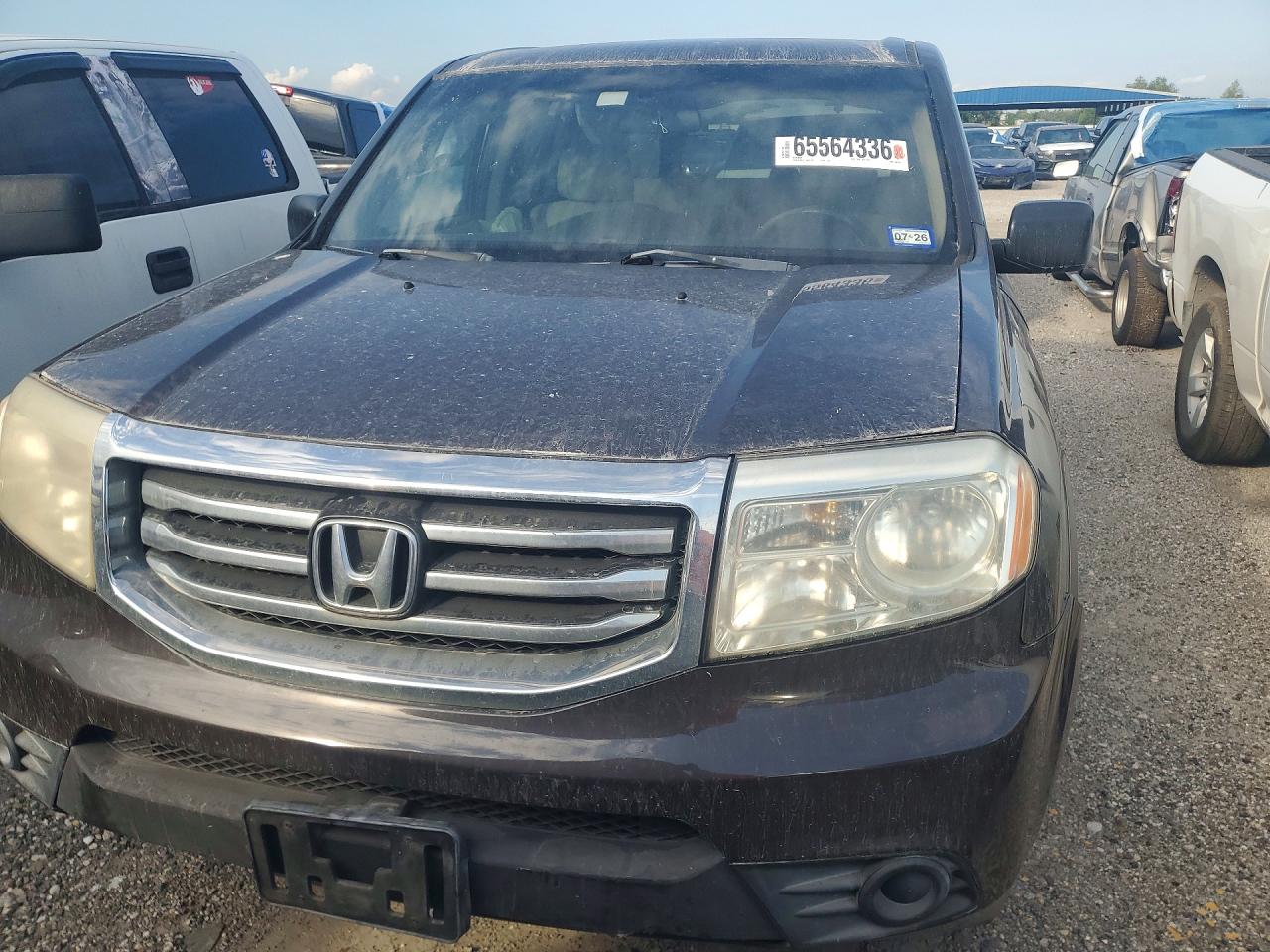 2014 Honda Pilot Lx Brown vin: 5FNYF3H24EB016154