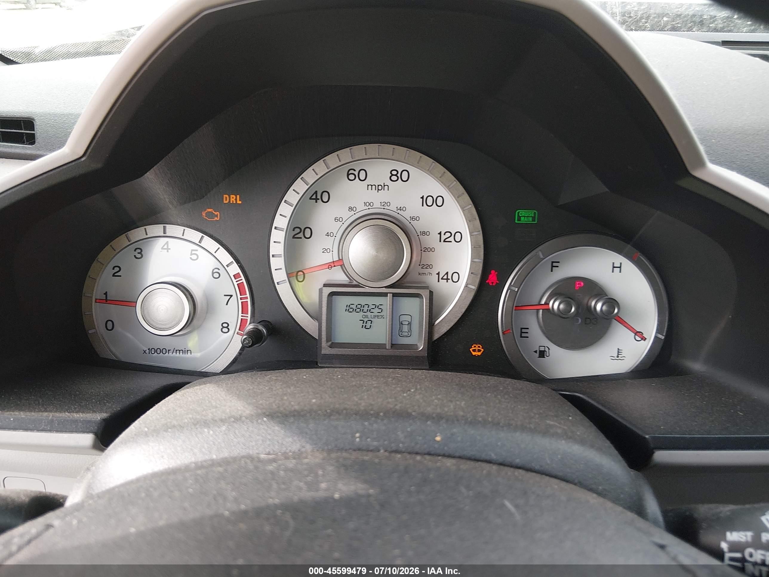 2010 Honda Pilot Lx White vin: 5FNYF3H25AB010793
