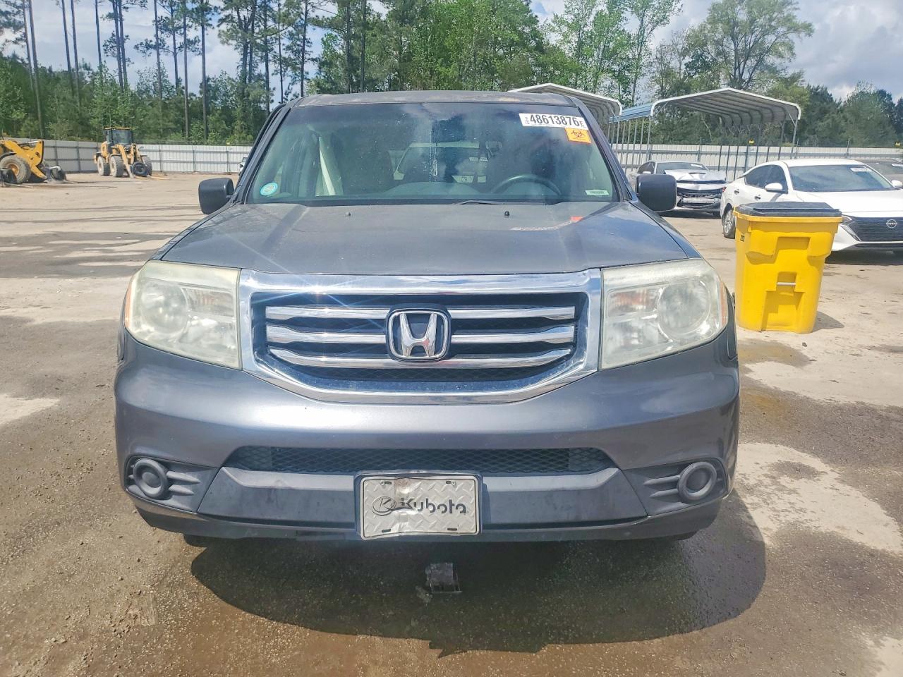 2013 Honda Pilot Lx Blue vin: 5FNYF3H25DB006442