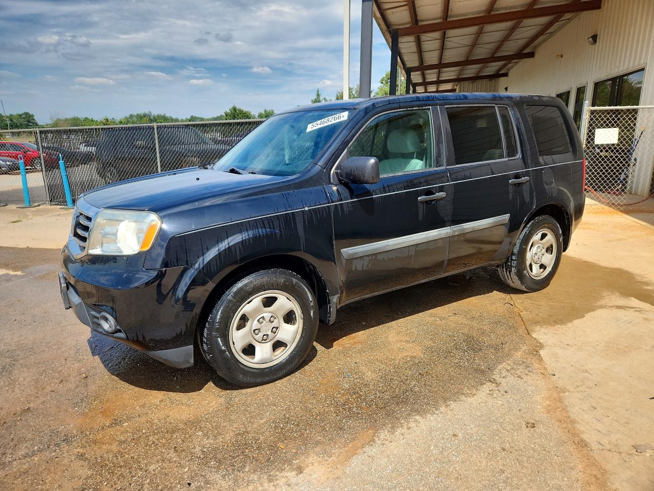 2013 Honda Pilot Lx Черный vin: 5FNYF3H25DB032121