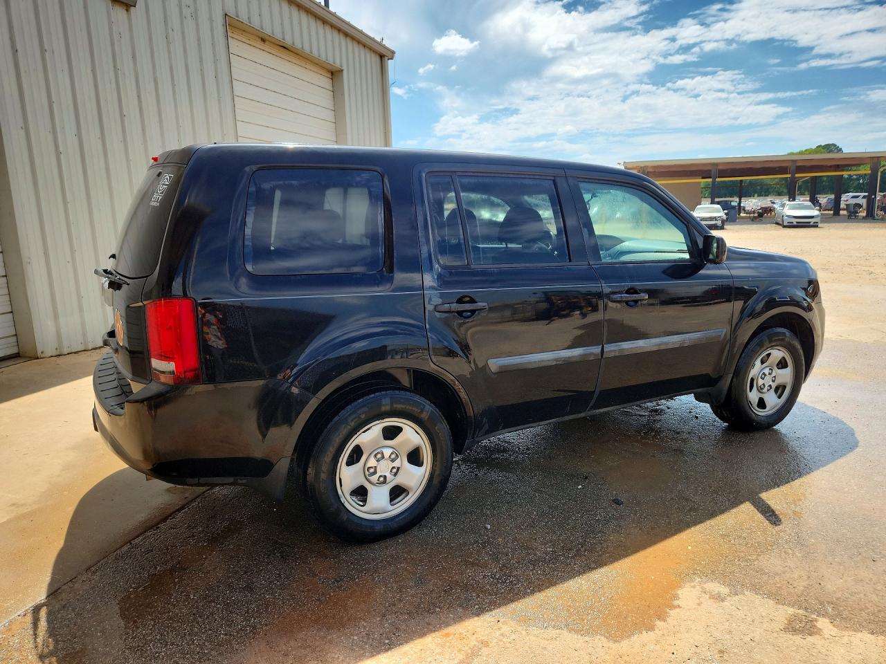 2013 Honda Pilot Lx Black vin: 5FNYF3H25DB032121