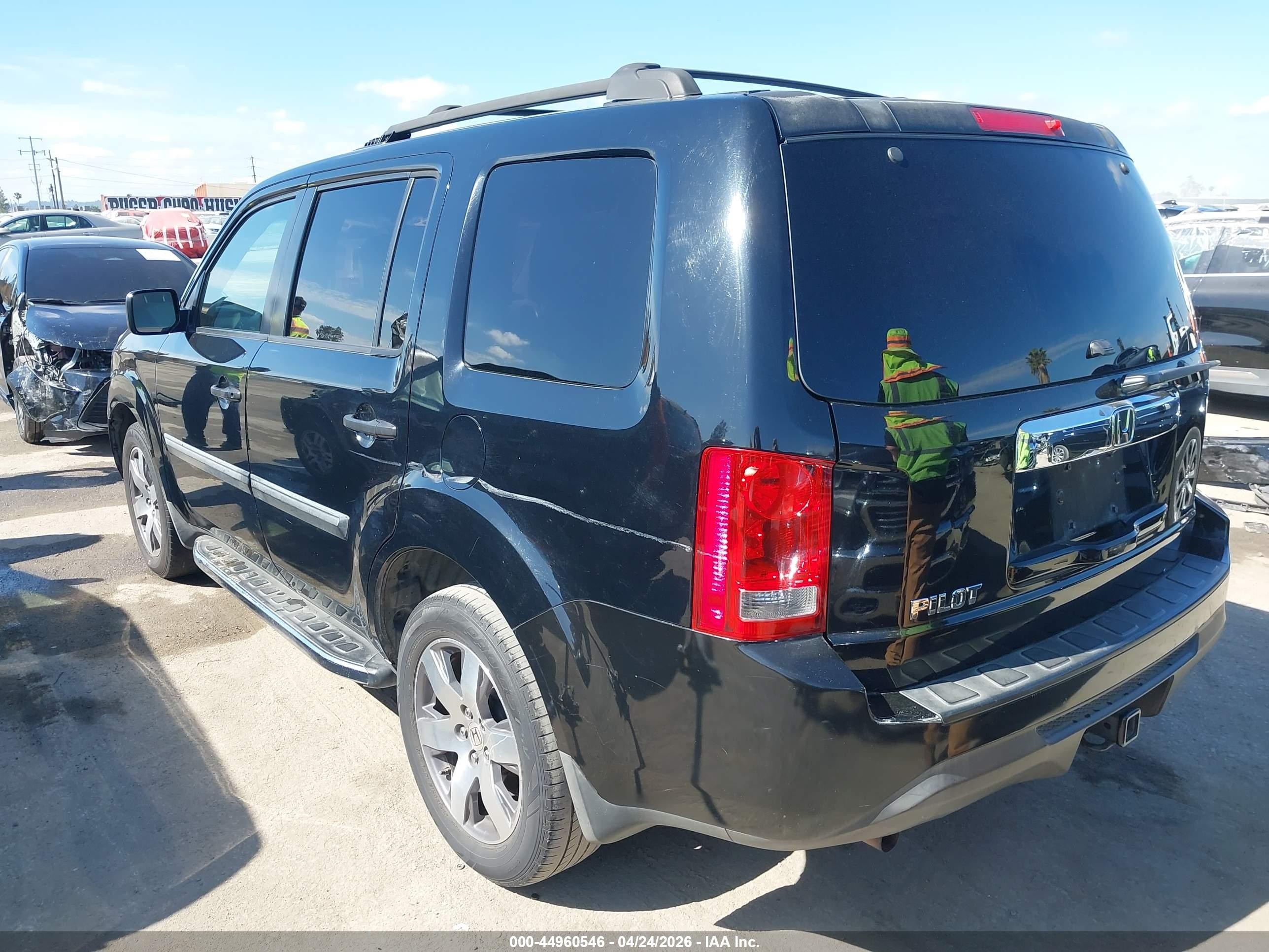 2013 Honda Pilot Lx Black vin: 5FNYF3H25DB039635