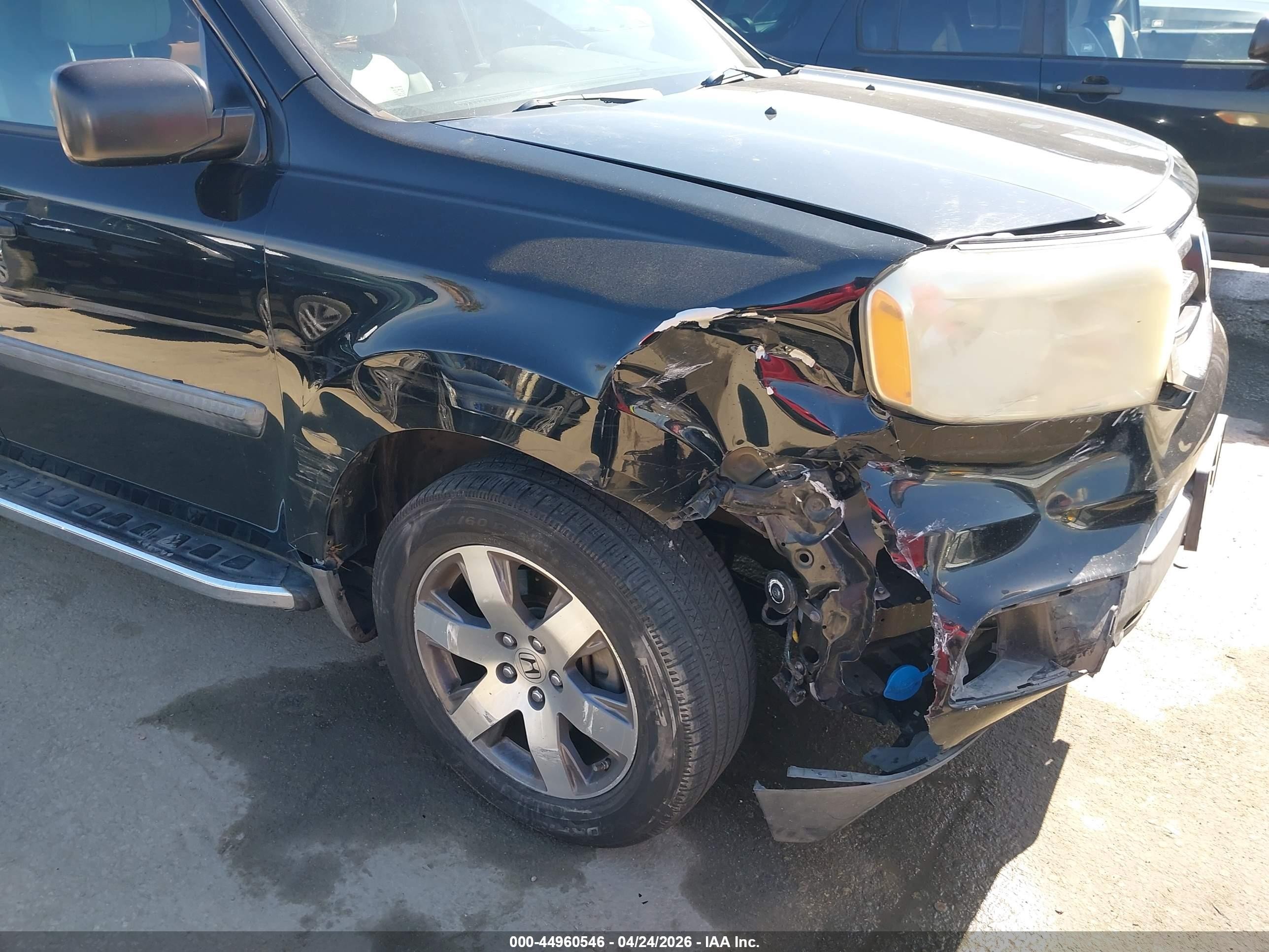 2013 Honda Pilot Lx Black vin: 5FNYF3H25DB039635