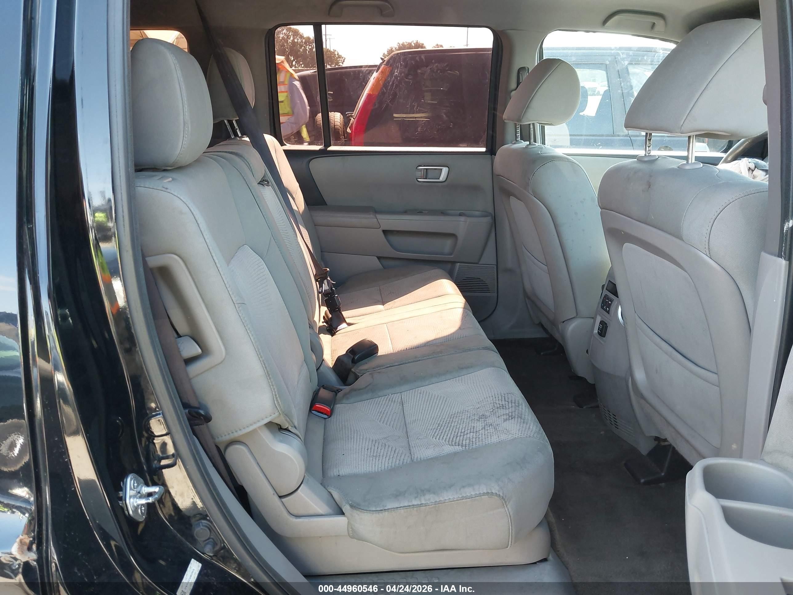 2013 Honda Pilot Lx Black vin: 5FNYF3H25DB039635