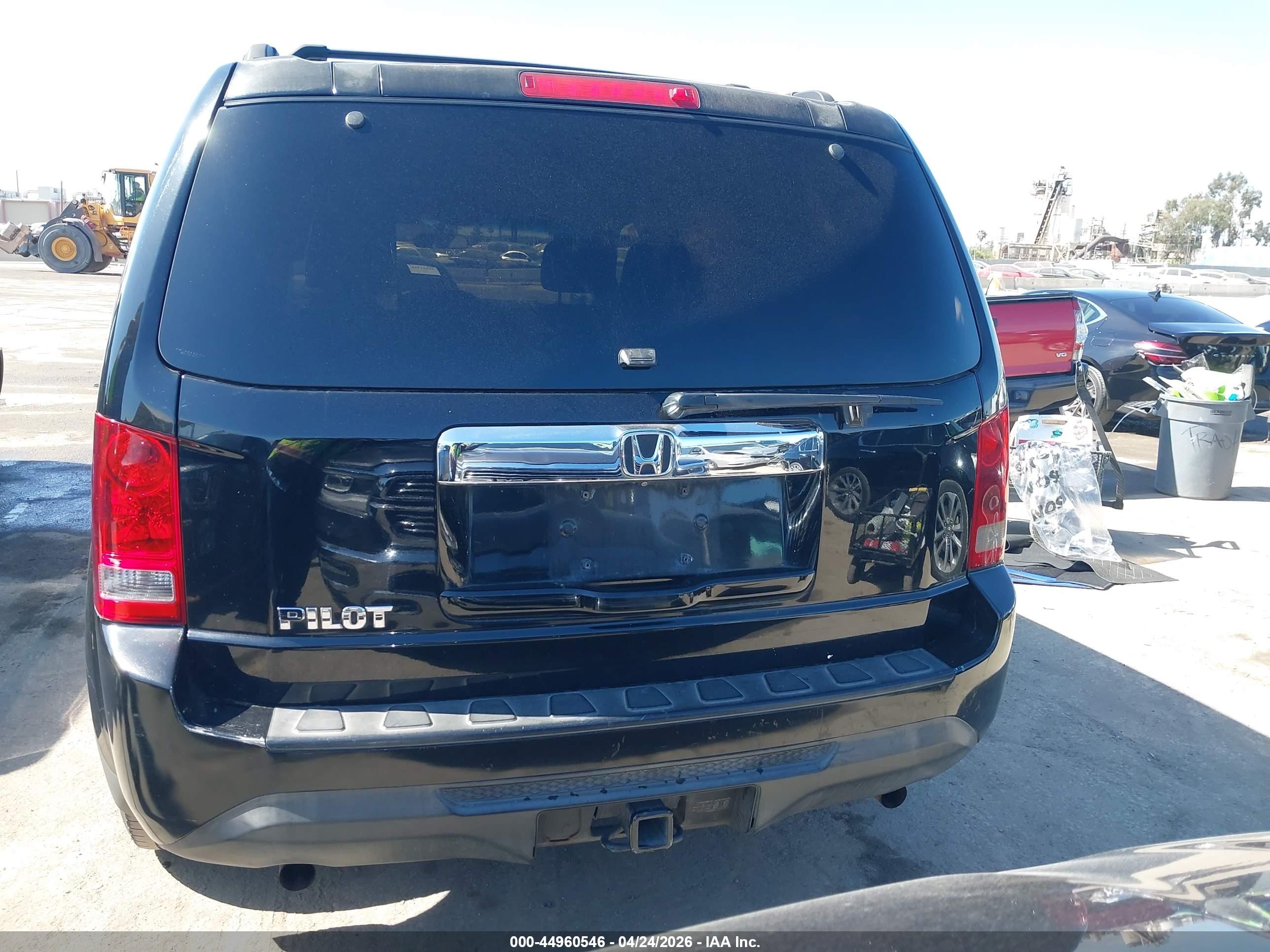 2013 Honda Pilot Lx Black vin: 5FNYF3H25DB039635