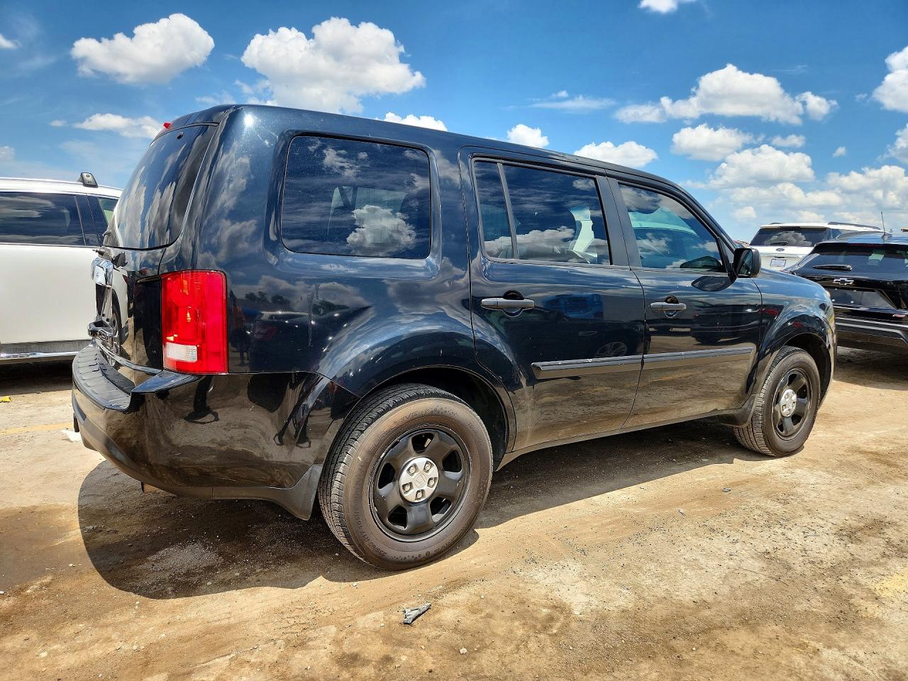 2014 Honda Pilot Lx Черный vin: 5FNYF3H25EB009388