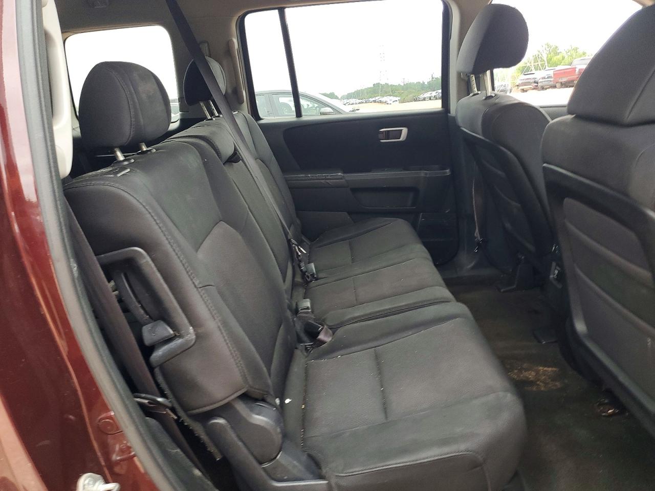 2011 Honda Pilot Lx Burgundy vin: 5FNYF3H26BB034151