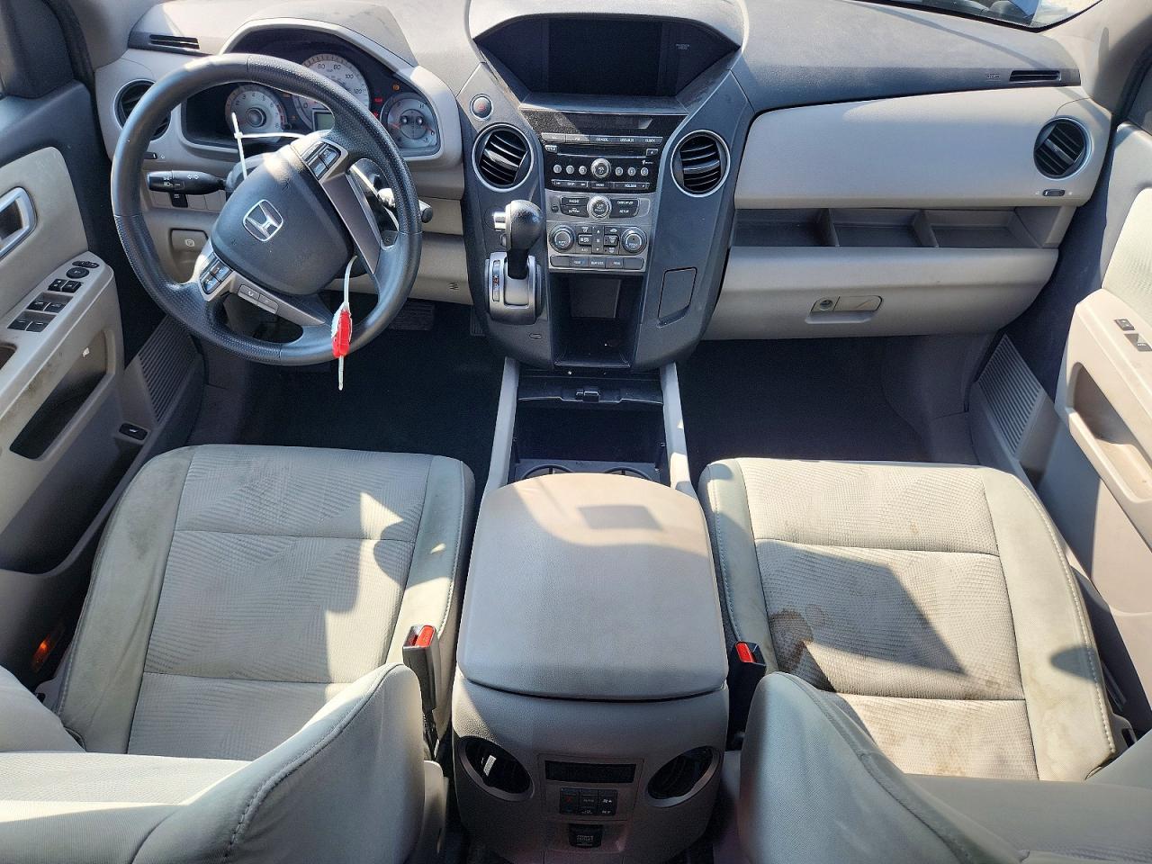 2014 Honda Pilot Lx Gray vin: 5FNYF3H26EB012882
